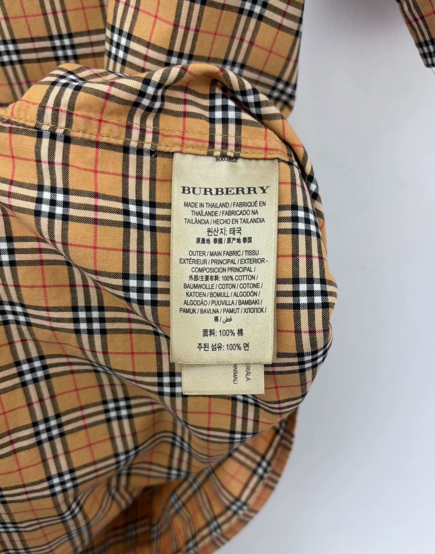 Burberry Burberry Plaid Shirt xs Men Size US XS / EU 42 / 0 - 6 Thumbnail