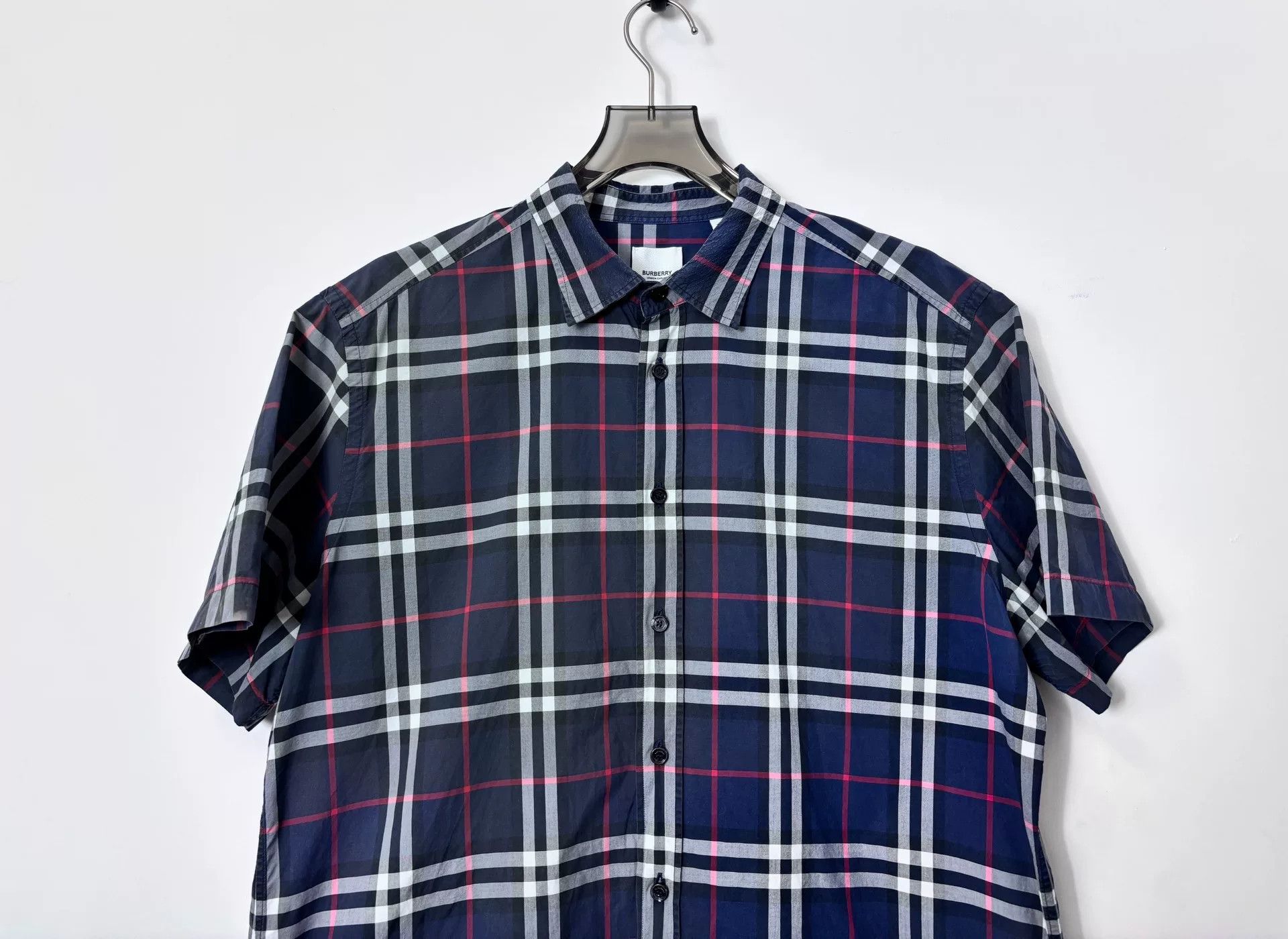 Burberry Burberry Plaid Blue Shirt xs Men Size US XS / EU 42 / 0 - 3 Thumbnail