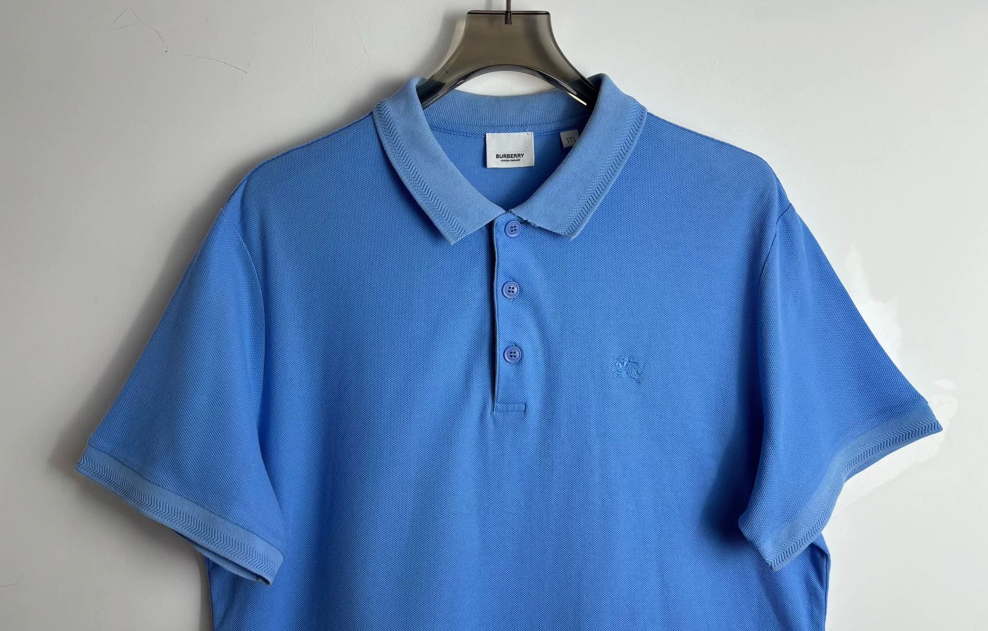 Burberry Burberry Embroidered Blue Polo xs Men Size US XS / EU 42 / 0 - 3 Thumbnail