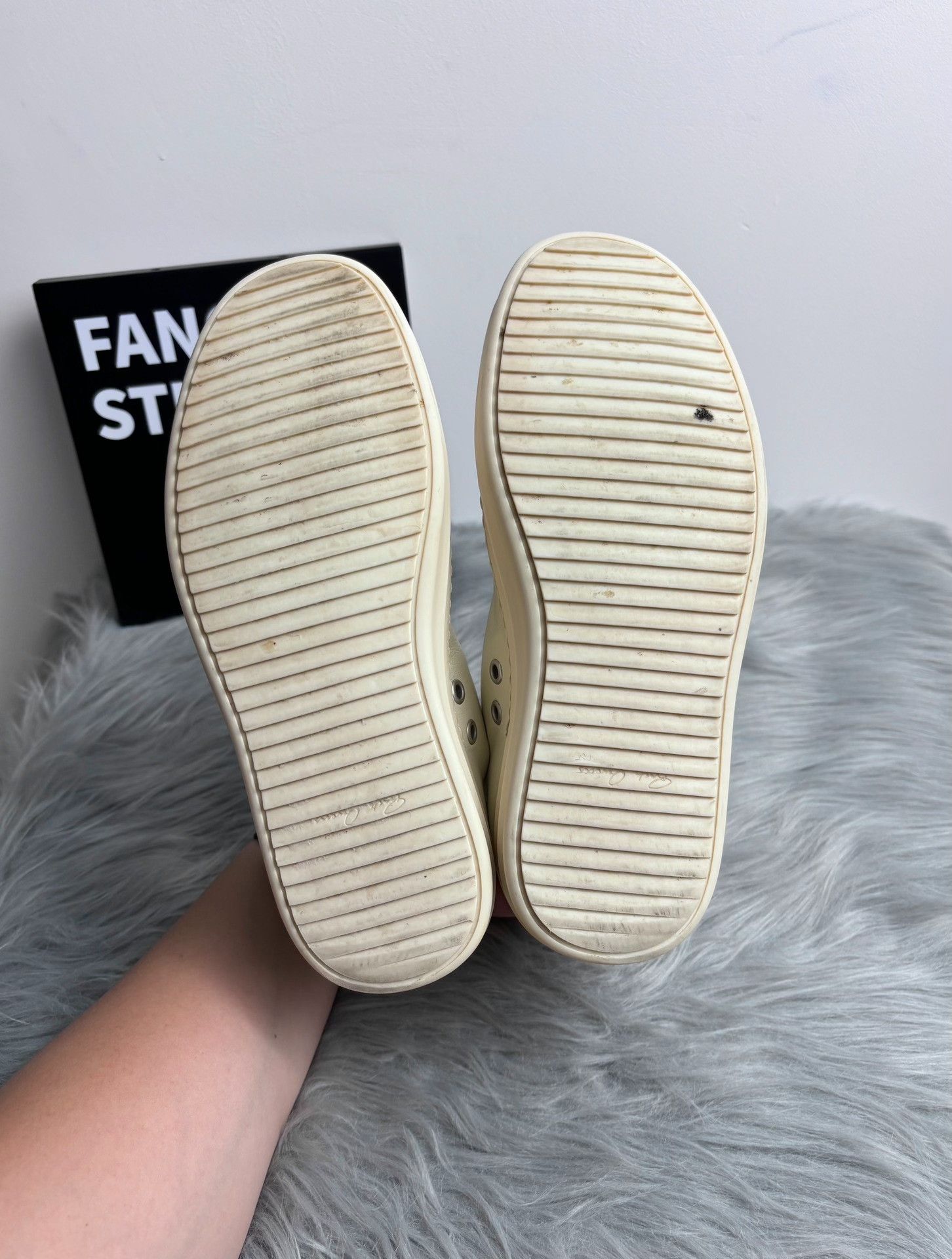Rick Owens Rick Owens Leather White Lowtop Sneakers us_6-5 Women Size US 6.5 / IT 36.5 - 8 Thumbnail
