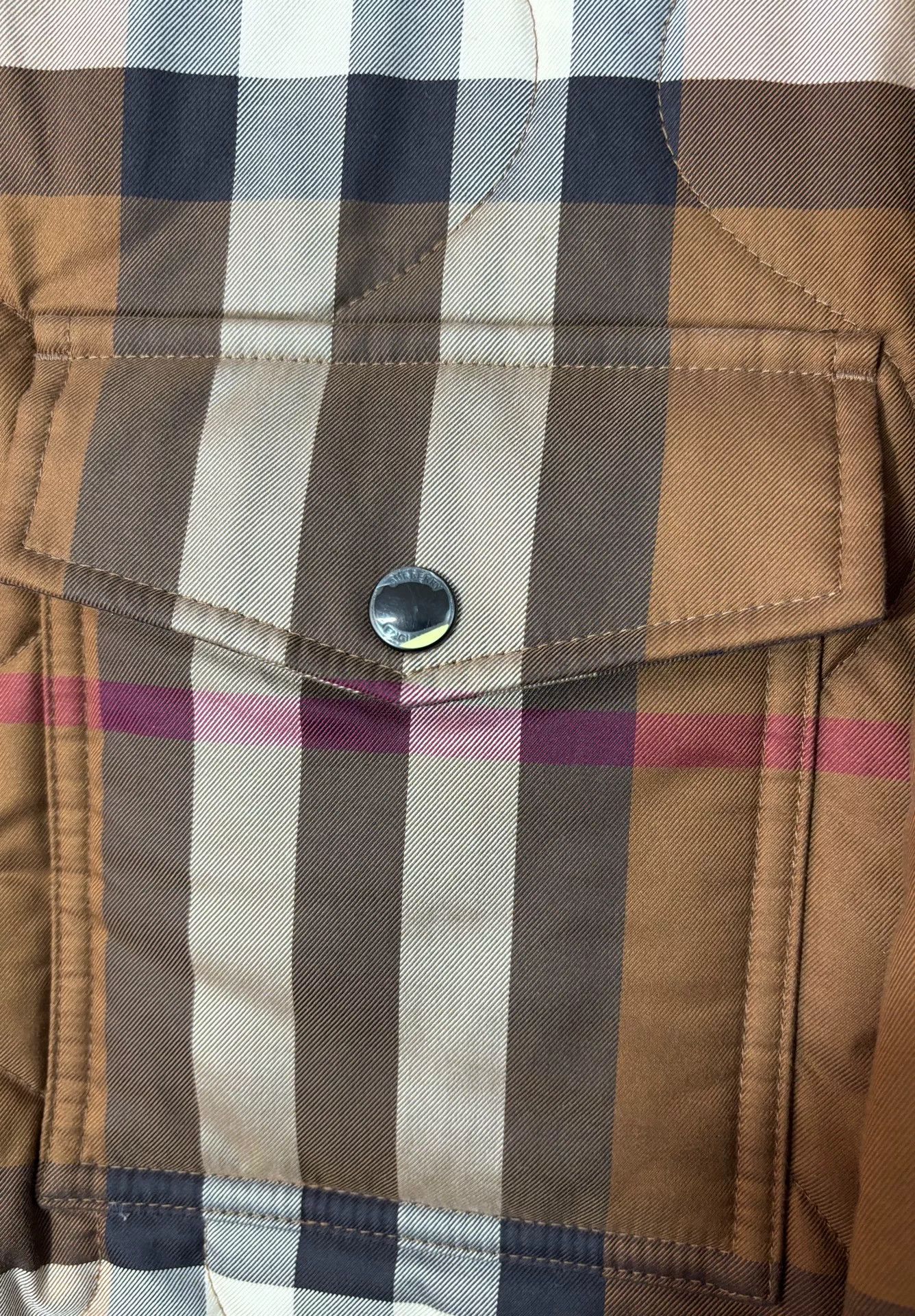 Burberry Burberry Striped Cotton Brown Heavy Coat xl Men Size US XL / EU 56 / 4 - 6 Thumbnail