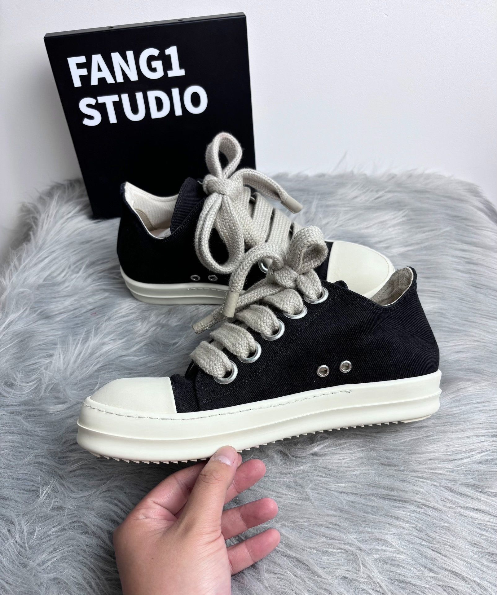 Rick Owens Rick Owens Lowtop Sneakers 8.5 Men Size US 8.5 / EU 41-42 - 6 Thumbnail