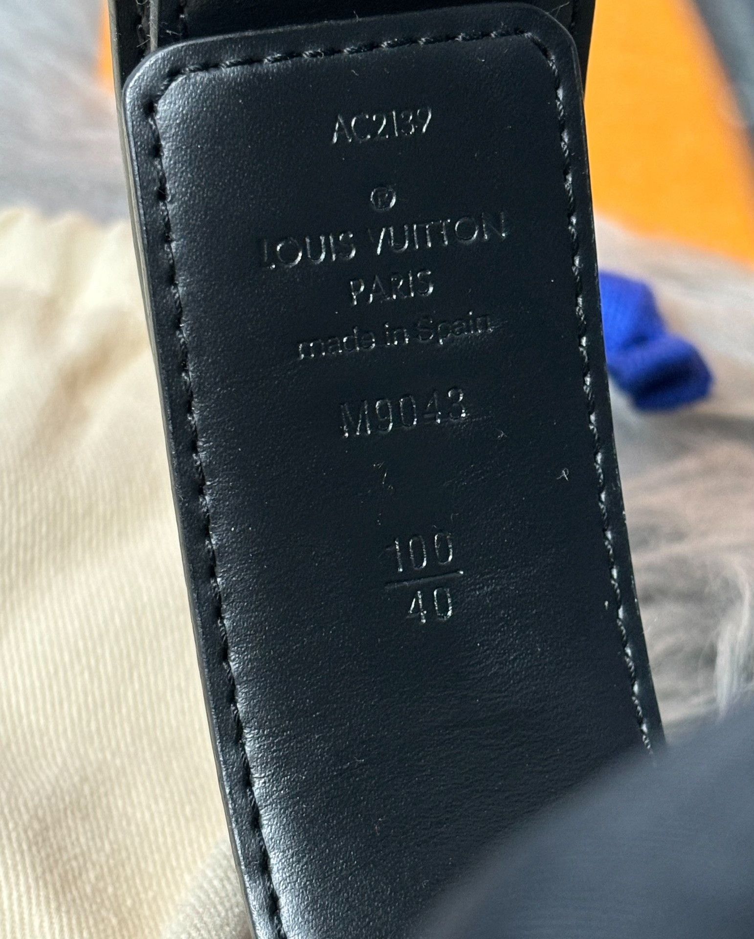 Louis Vuitton Louis Vuitton Black Belt one size Men Size ONE SIZE - 5 Thumbnail