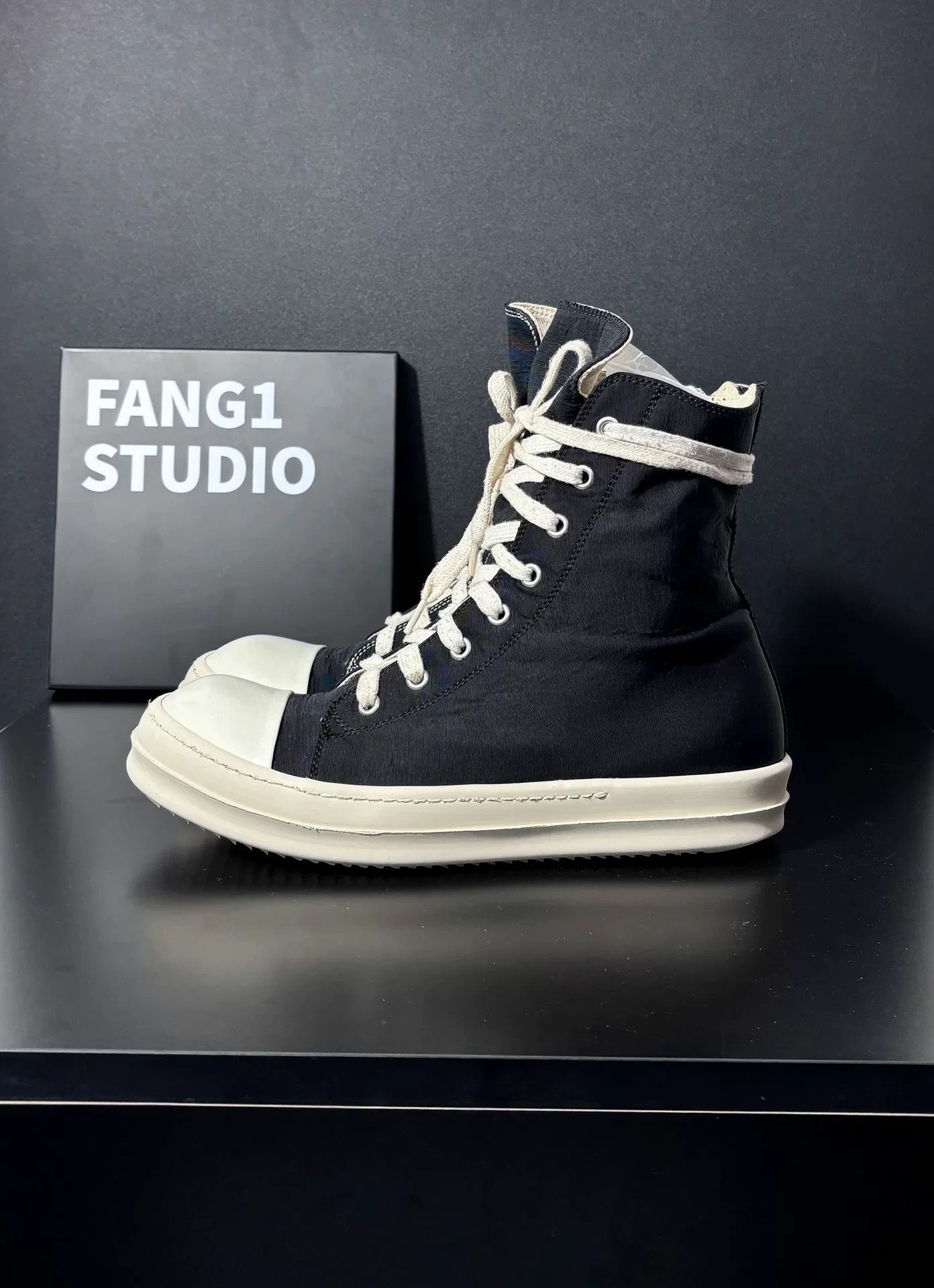 Rick Owens Rick Owens Multi Hitop Sneakers 8.5 Men Size US 8.5 / EU 41-42 - 4 Thumbnail