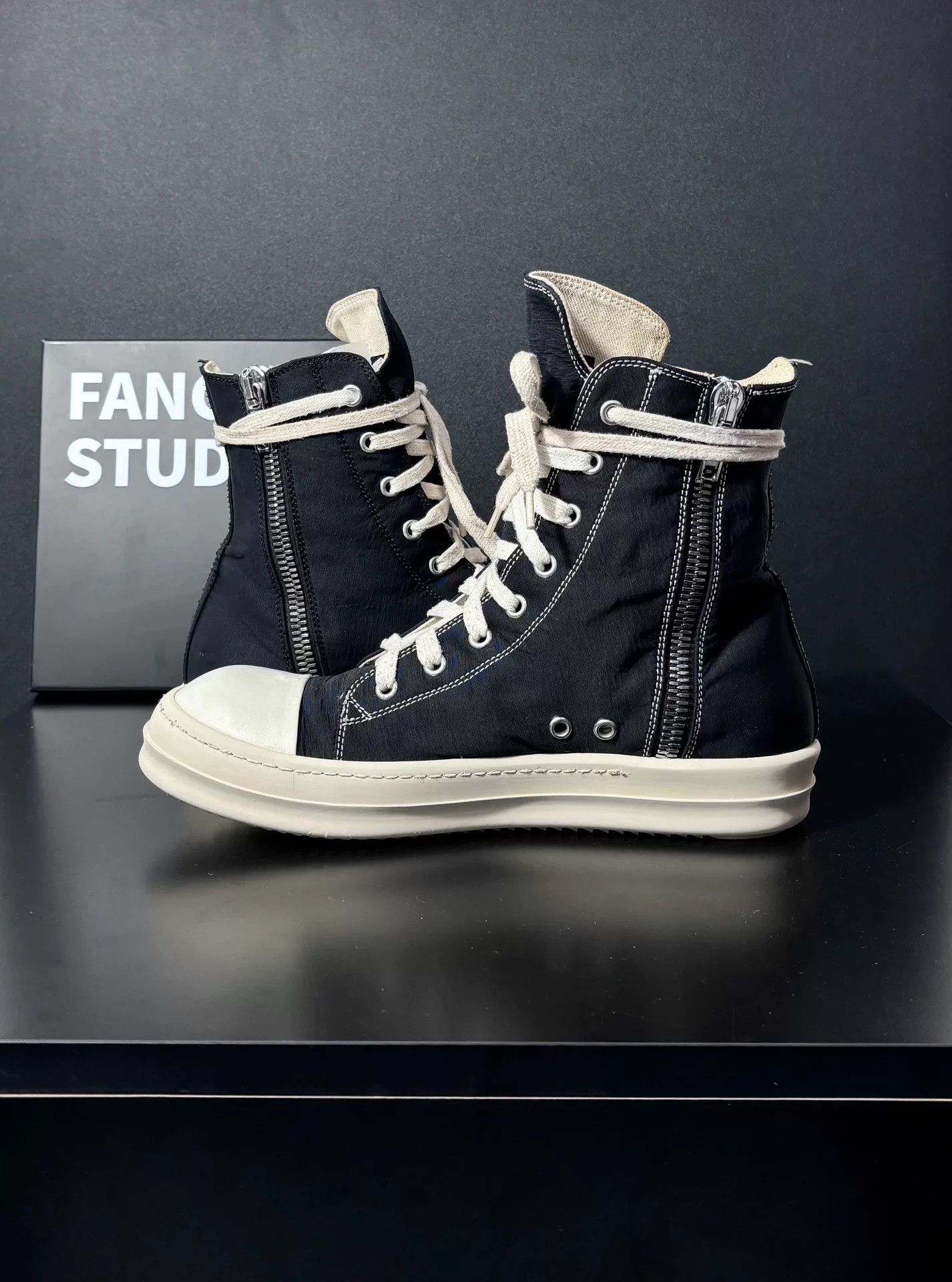 Rick Owens Rick Owens Multi Hitop Sneakers 8.5 Men Size US 8.5 / EU 41-42 - 6 Thumbnail