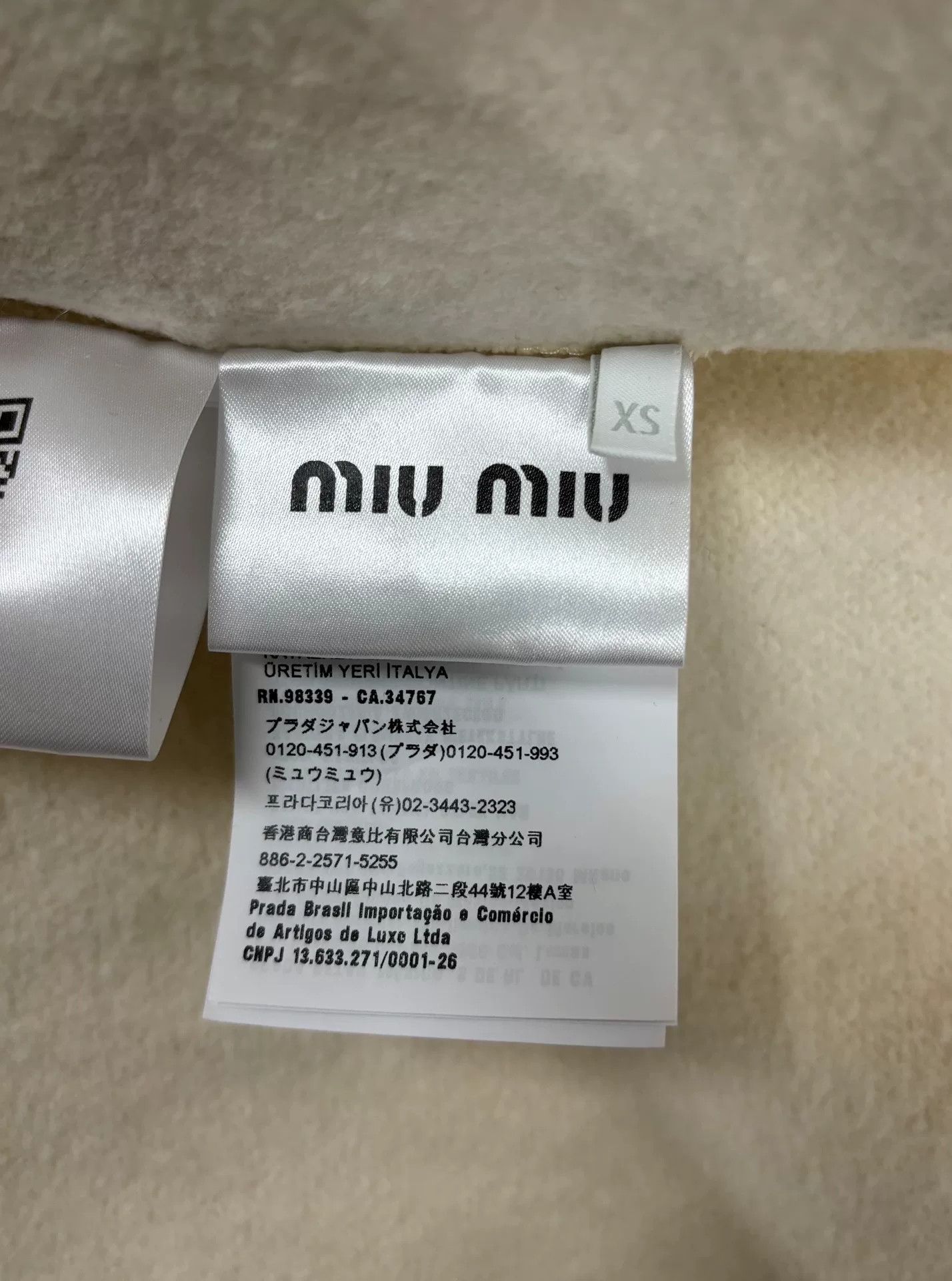Miu Miu Miu Miu Retro Embroidered Beige Button Up XS Women Size XS / US 0-2 / IT 36-38 - 7 Thumbnail
