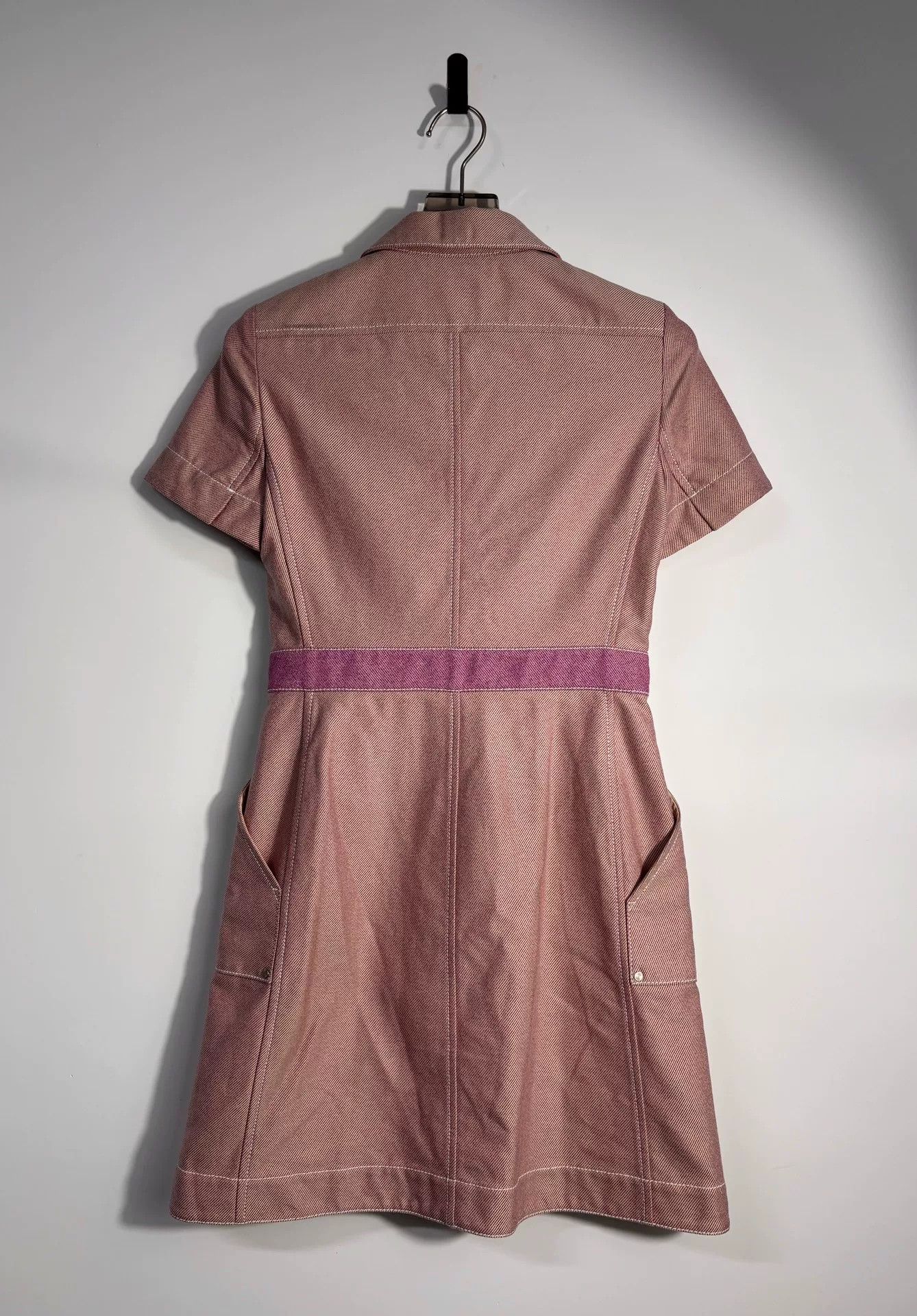 Hermes Hermes Denim Pink Dress 36 Women Size S / US 4 / IT 40 - 2 Thumbnail