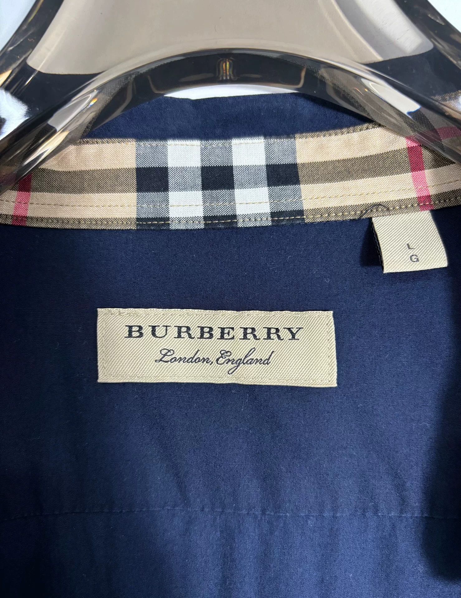Burberry Burberry Embroidered Red Shirt l Men Size US L / EU 52-54 / 3 - 7 Thumbnail