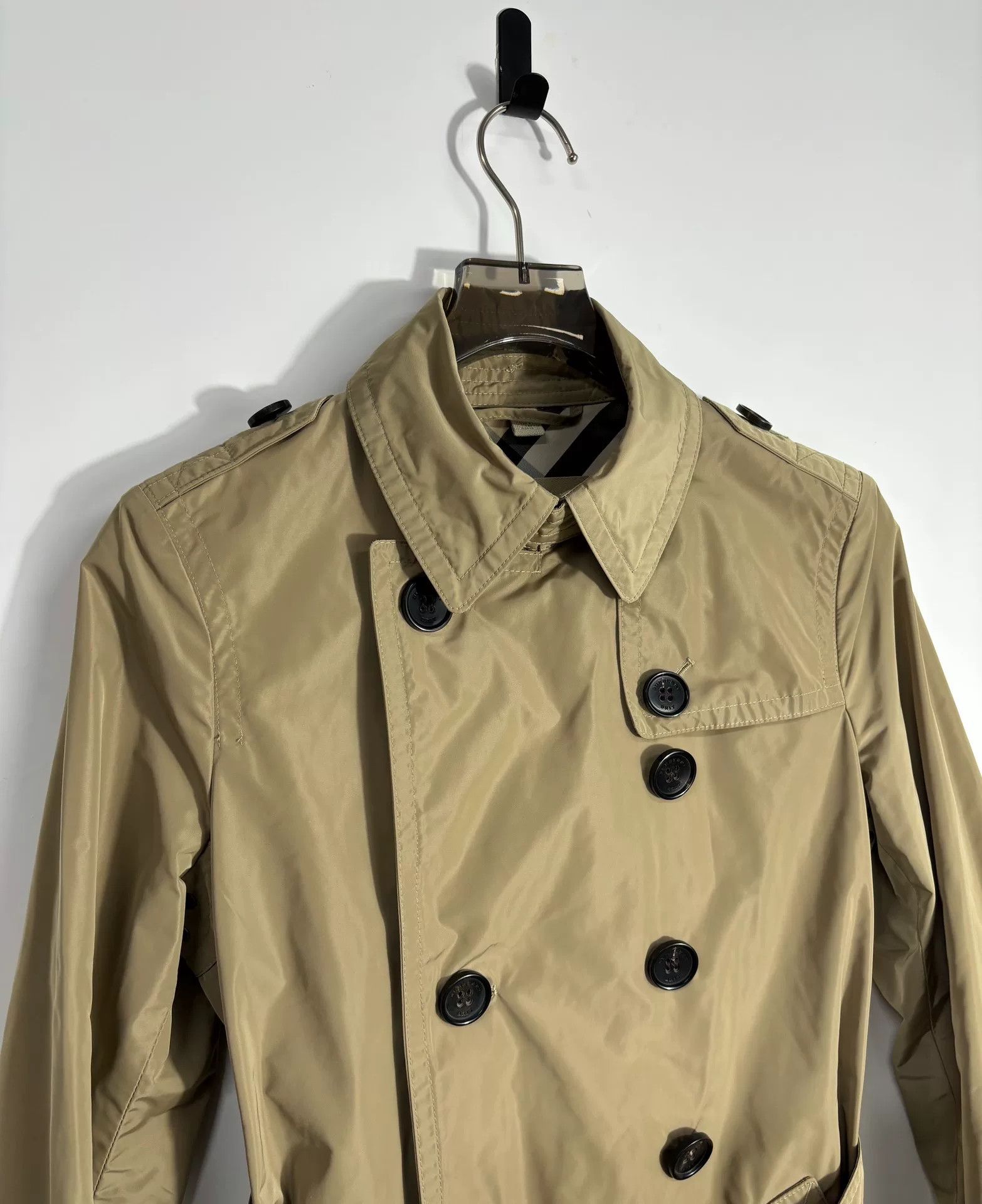 Burberry Burberry Cropped Brown Coat S Women Size S / US 4 / IT 40 - 3 Thumbnail