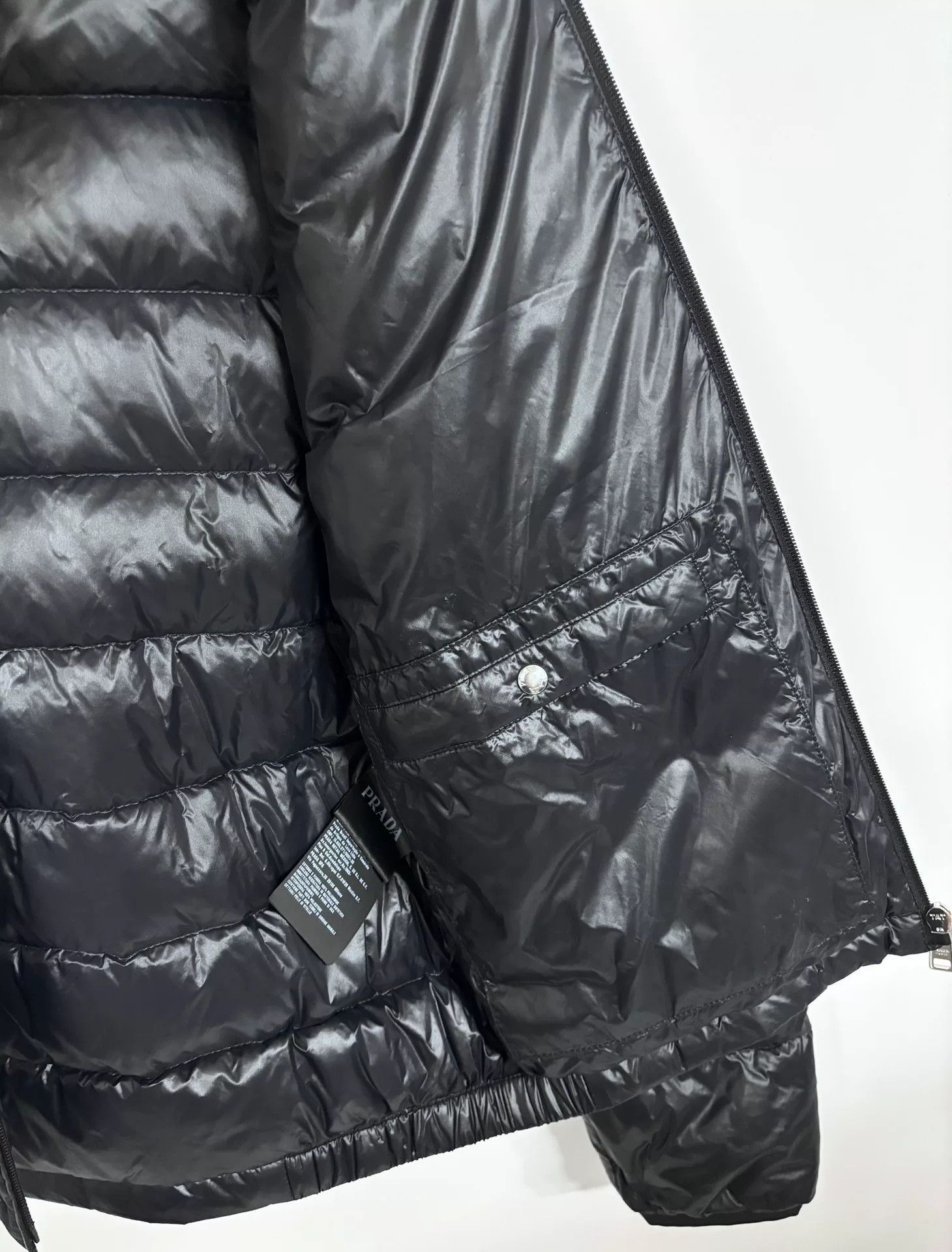 Prada Prada Down Black Heavy Coat m Men Size US M / EU 48-50 / 2 - 7 Thumbnail