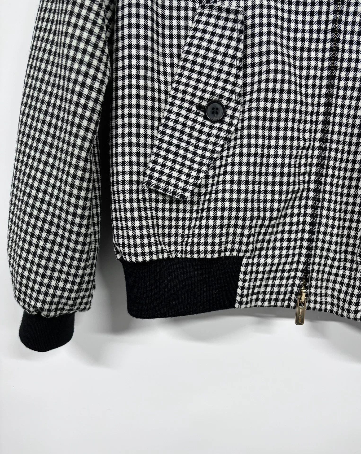 Miu Miu Miu Miu Plaid Jacket M Women Size M / US 6-8 / IT 42-44 - 5 Thumbnail
