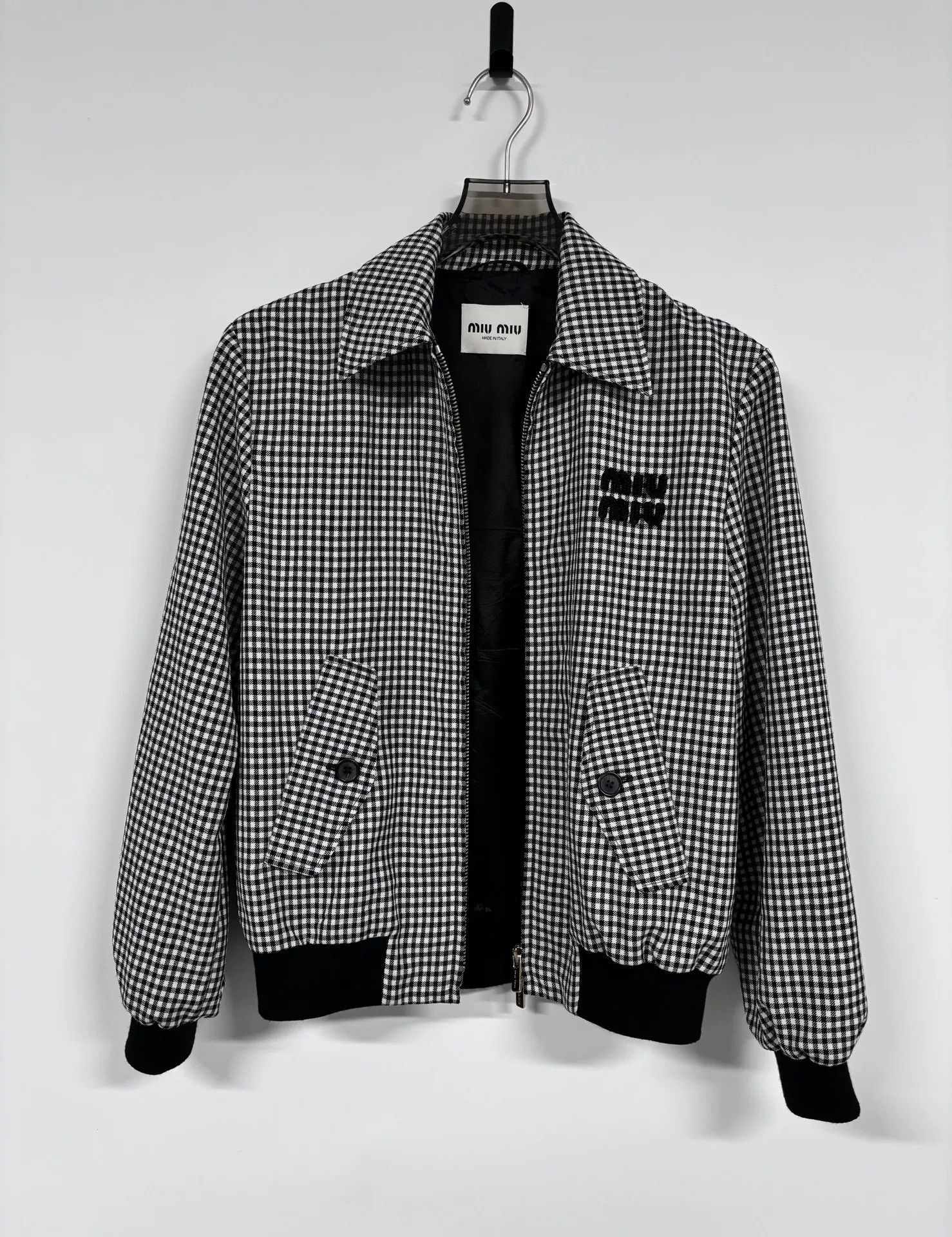 Miu Miu Miu Miu Plaid Jacket M Women Size M / US 6-8 / IT 42-44 - 2 Thumbnail