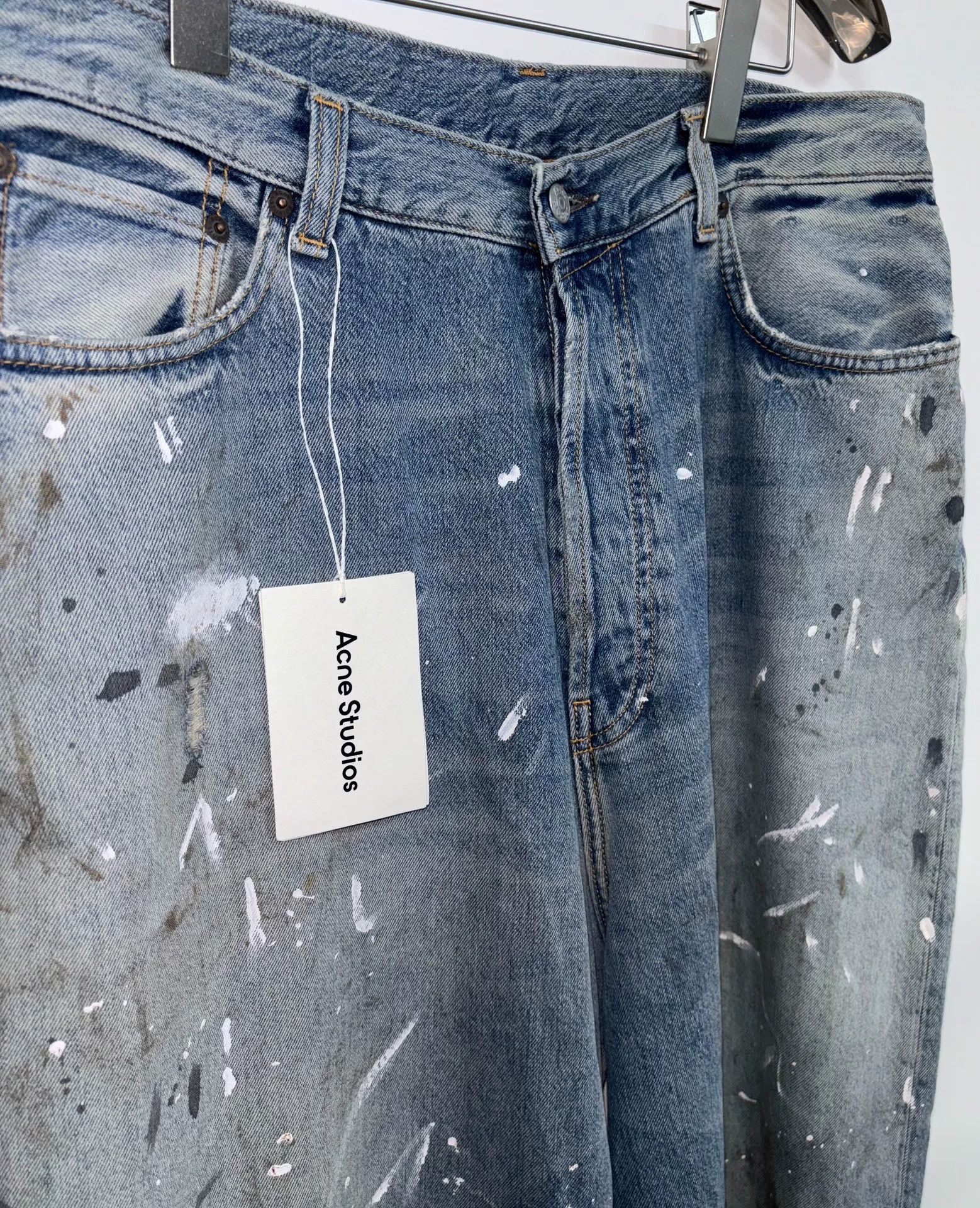 Acne Studios Acne Studios Reflective Denim Jeans 32 Men Size US 32 / EU 48 - 3 Thumbnail
