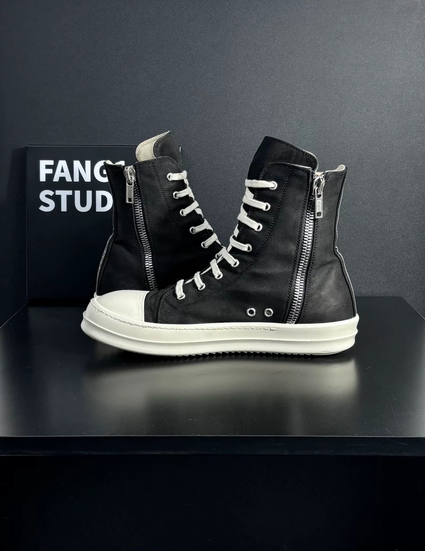 Rick Owens Rick Owens Multi Hitop Sneakers 8.5 Men Size US 8.5 / EU 41-42 - 6 Thumbnail