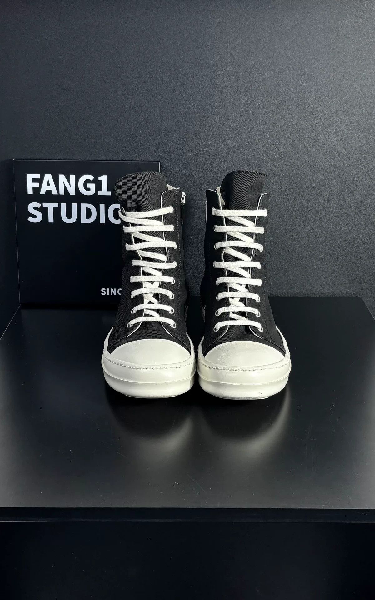 Rick Owens Rick Owens Multi Hitop Sneakers 8.5 Men Size US 8.5 / EU 41-42 - 2 Thumbnail