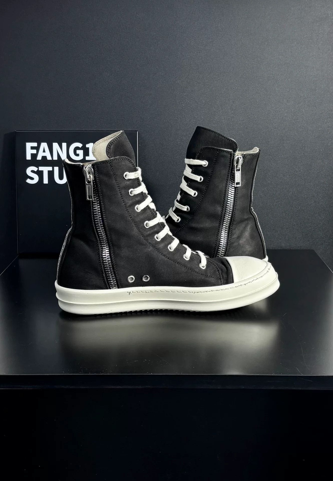 Rick Owens Rick Owens Multi Hitop Sneakers 8.5 Men Size US 8.5 / EU 41-42 - 5 Thumbnail