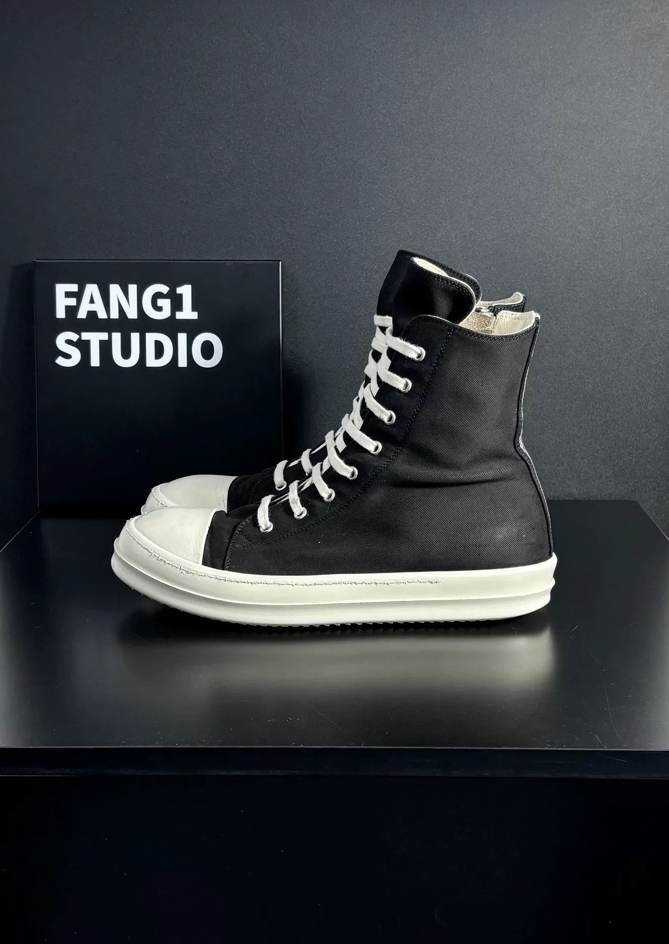 Rick Owens Rick Owens Multi Hitop Sneakers 8.5 Men Size US 8.5 / EU 41-42 - 4 Thumbnail