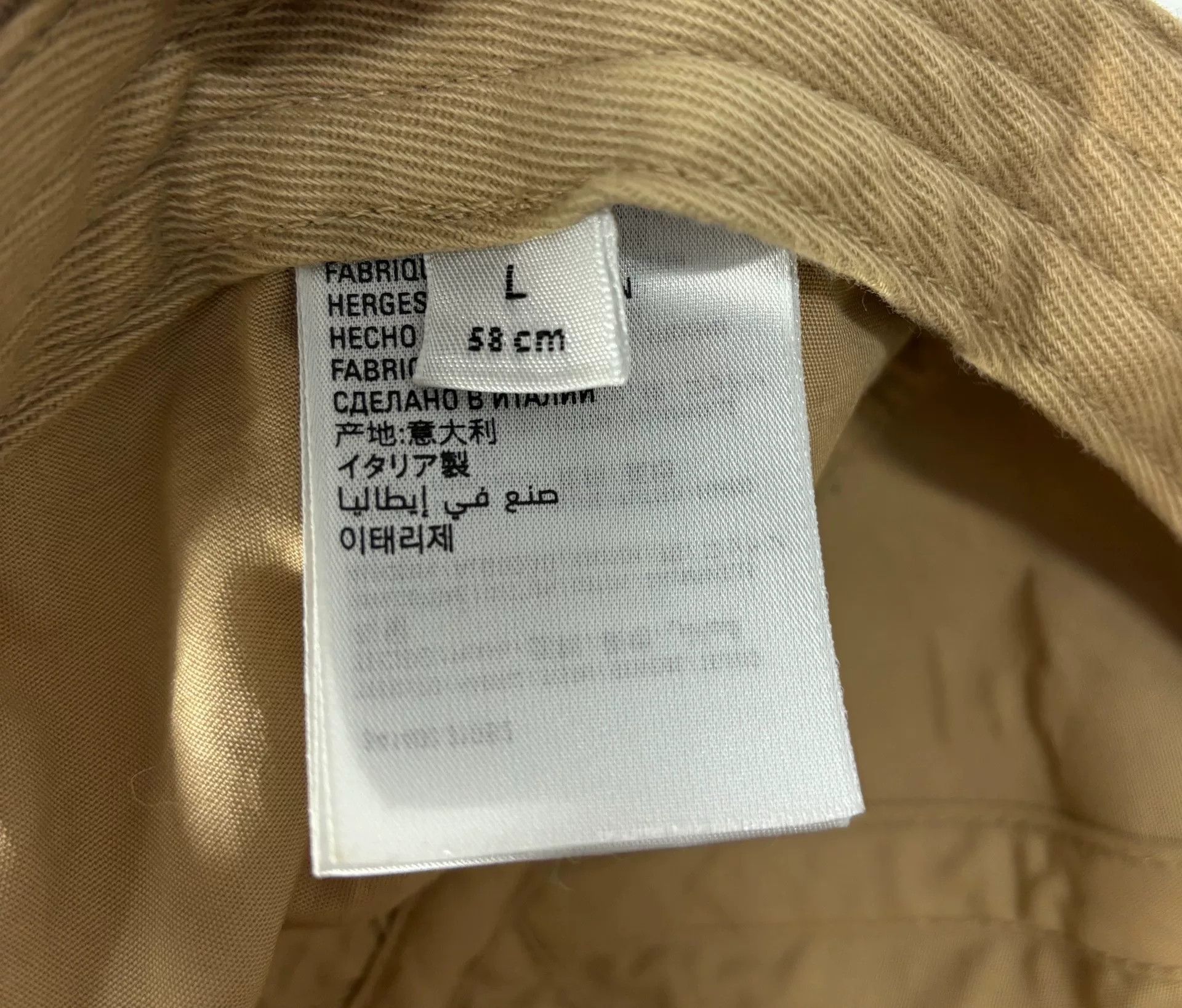 Balenciaga Balenciaga Retro Embroidered Beige Hat one size Men Size ONE SIZE - 8 Thumbnail