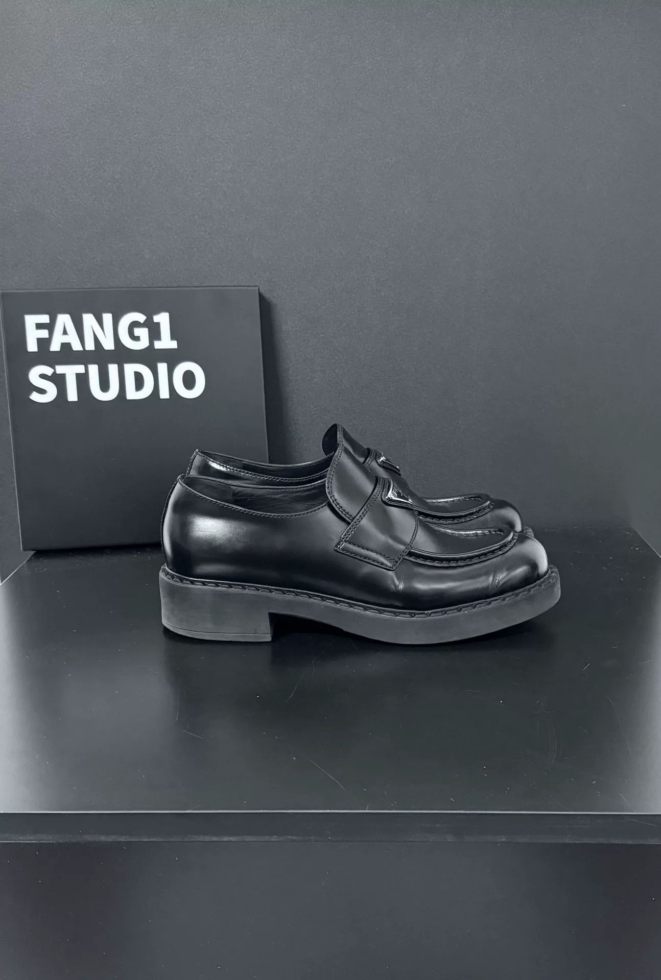 Prada Prada Metallic Black Lowtop Sneakers us_6-5 Women Size US 6.5 / IT 36.5 - 3 Thumbnail