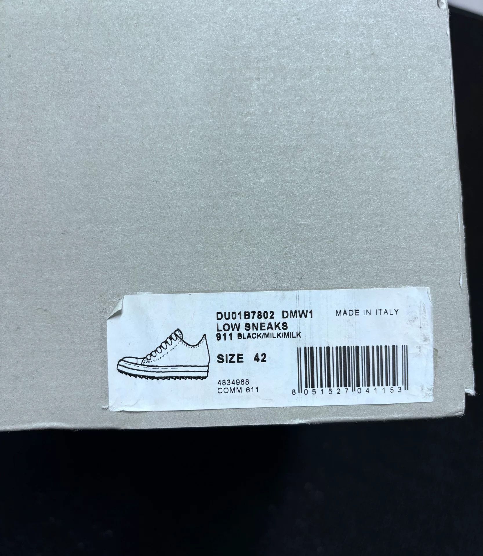 Rick Owens Rick Owens Lowtop Sneakers 9 Men Size US 9 / EU 42 - 9 Thumbnail