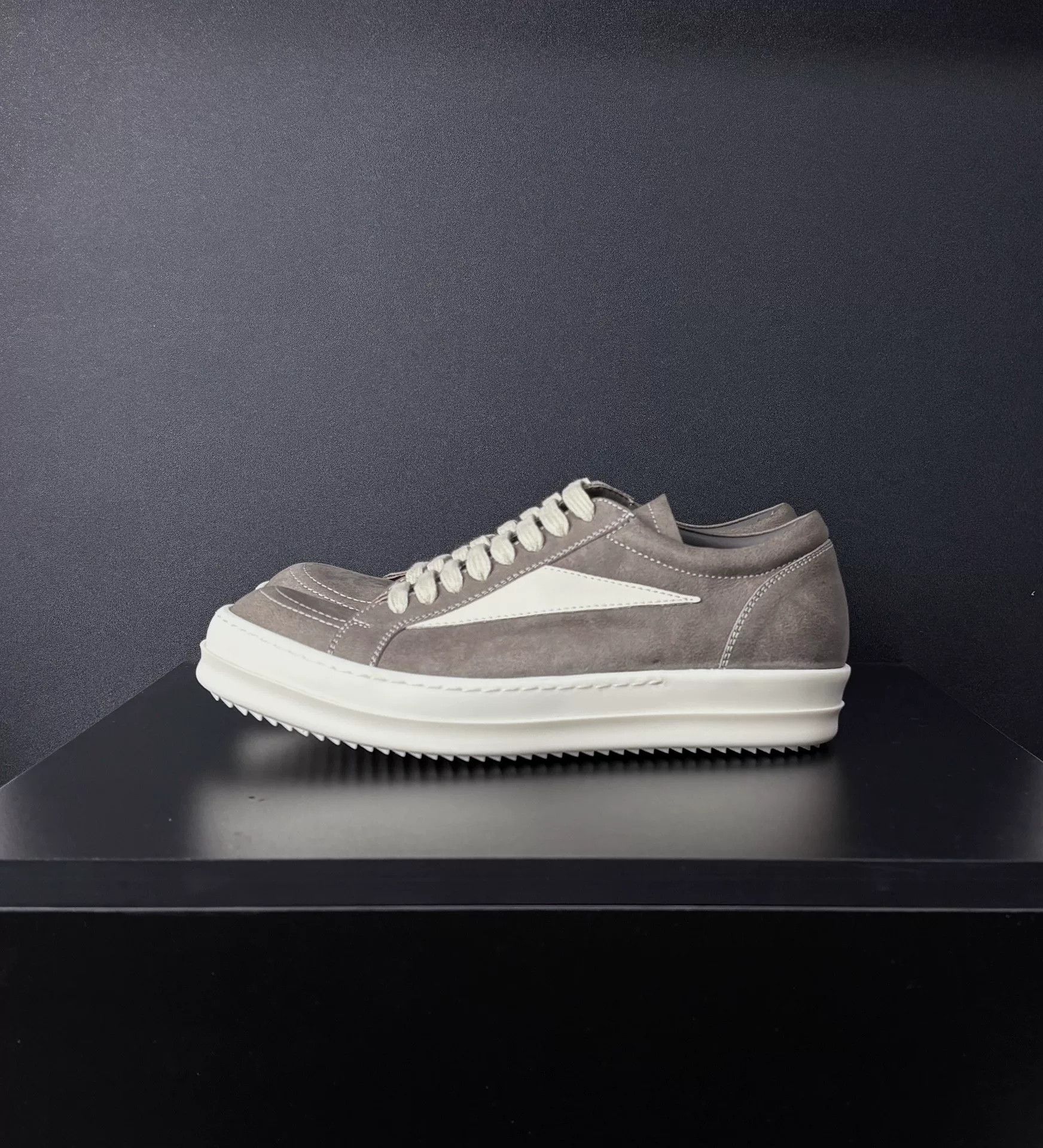 Rick Owens Rick Owens Leather Pink Lowtop Sneakers 6.5 Men Size US 6.5 / EU 39-40 - 4 Thumbnail