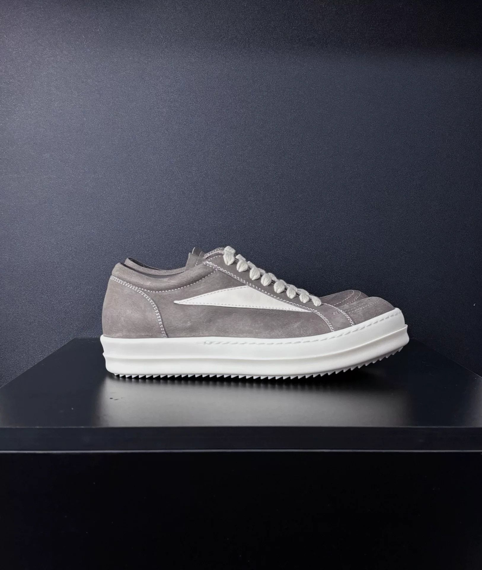 Rick Owens Rick Owens Leather Pink Lowtop Sneakers 6.5 Men Size US 6.5 / EU 39-40 - 3 Thumbnail