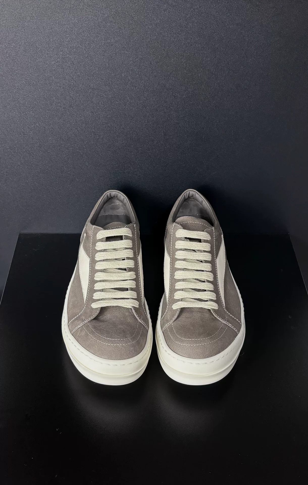 Rick Owens Rick Owens Leather Pink Lowtop Sneakers 6.5 Men Size US 6.5 / EU 39-40 - 2 Thumbnail