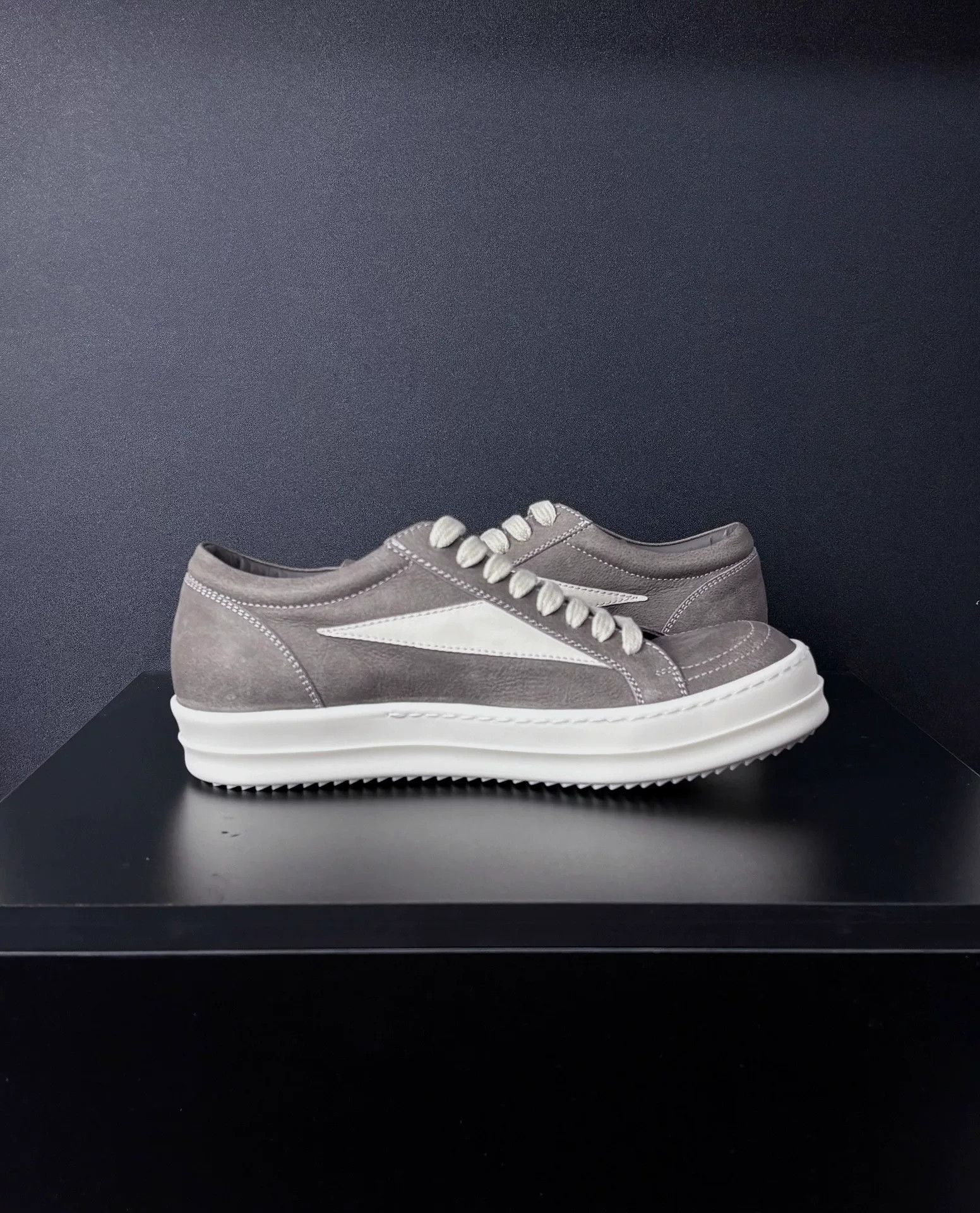 Rick Owens Rick Owens Leather Pink Lowtop Sneakers 6.5 Men Size US 6.5 / EU 39-40 - 5 Thumbnail