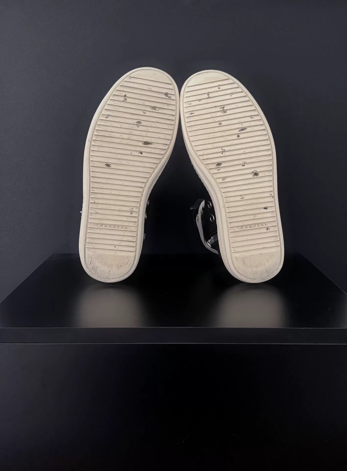 Rick Owens Rick Owens Canvas Embroidered Hitop Sneakers 7.5 Men Size US 7.5 / EU 40-41 - 8 Thumbnail