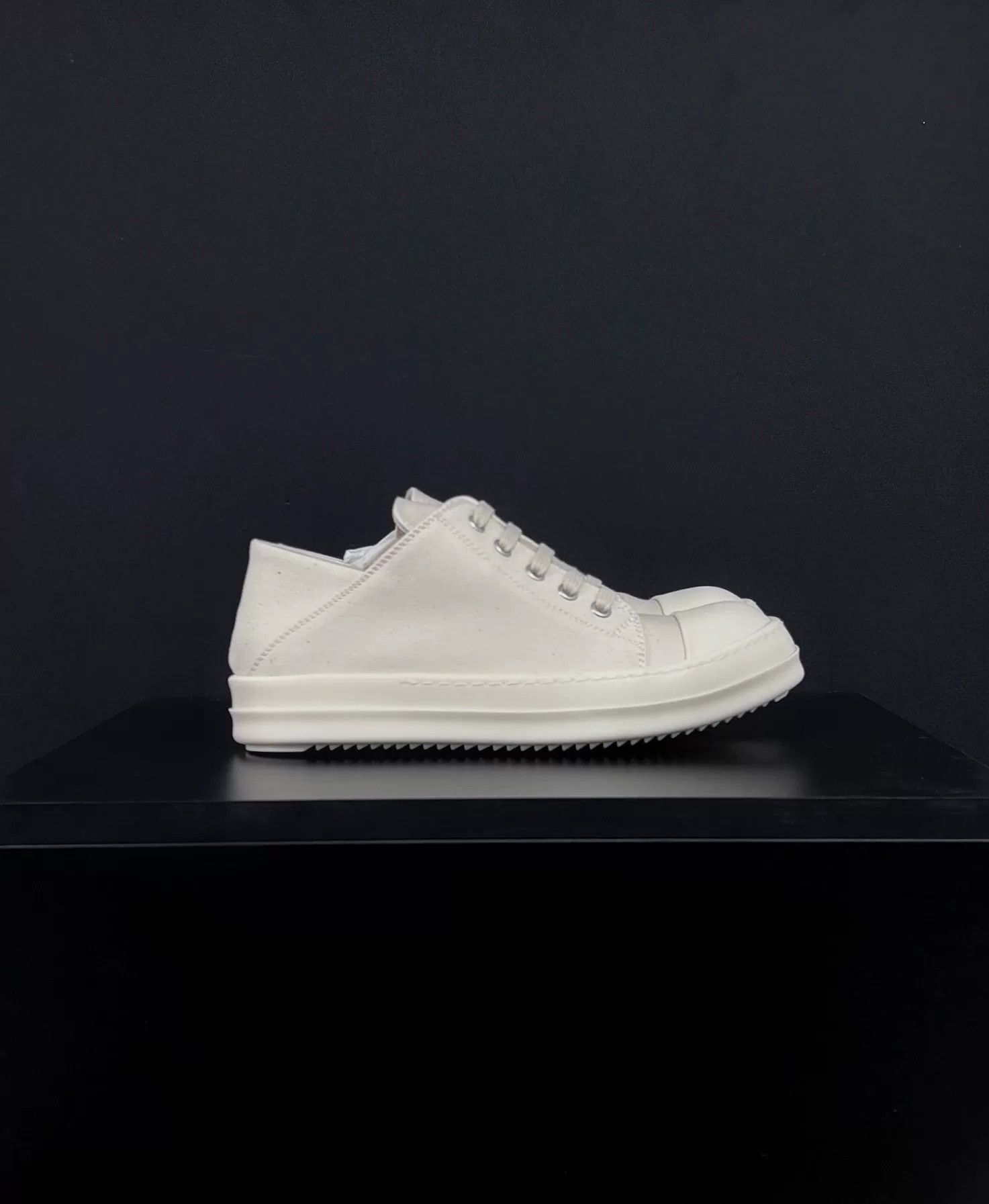 Rick Owens Rick Owens White Lowtop Sneakers us_6-5 Women Size US 6.5 / IT 36.5 - 4 Thumbnail