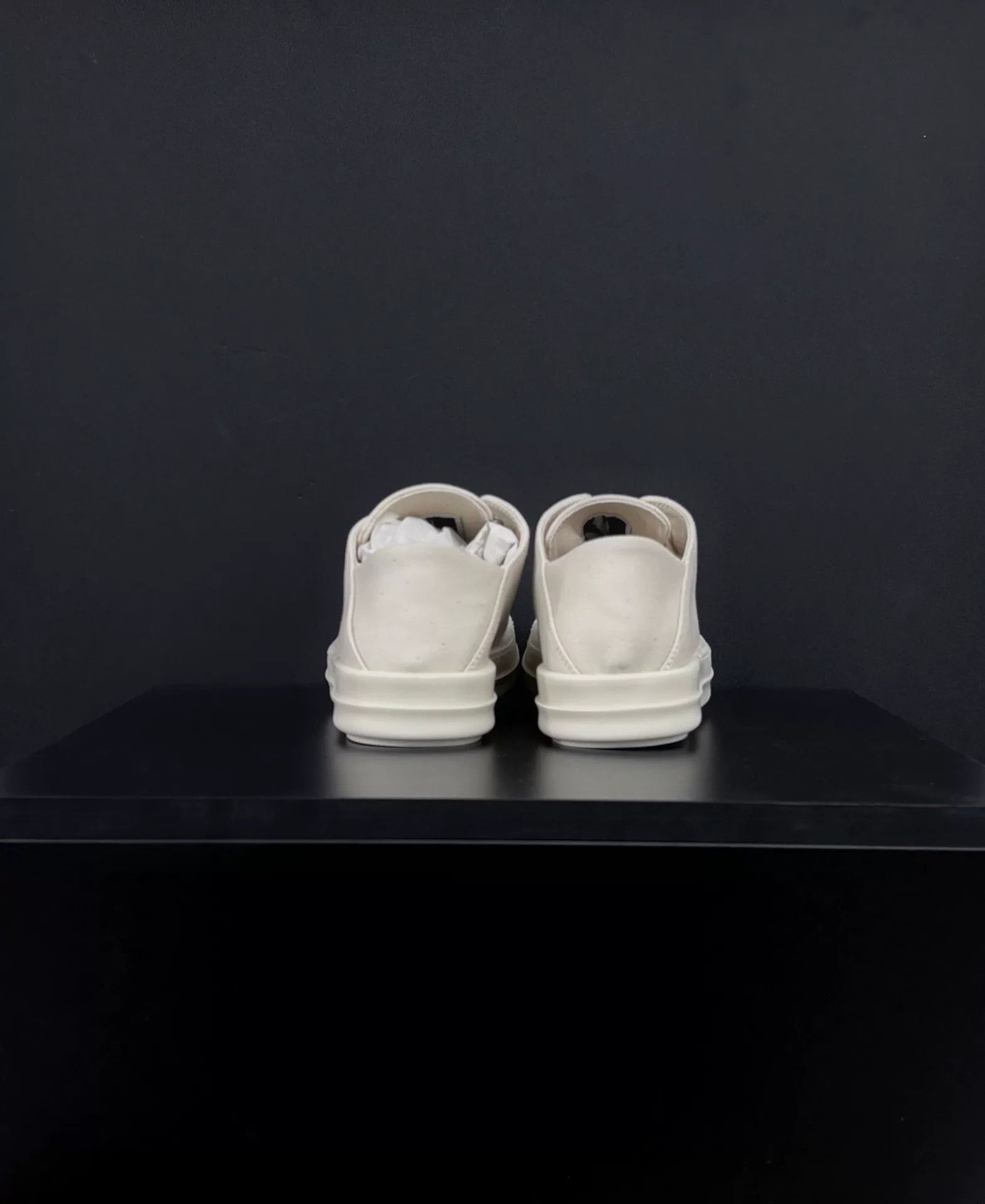 Rick Owens Rick Owens White Lowtop Sneakers us_6-5 Women Size US 6.5 / IT 36.5 - 8 Thumbnail