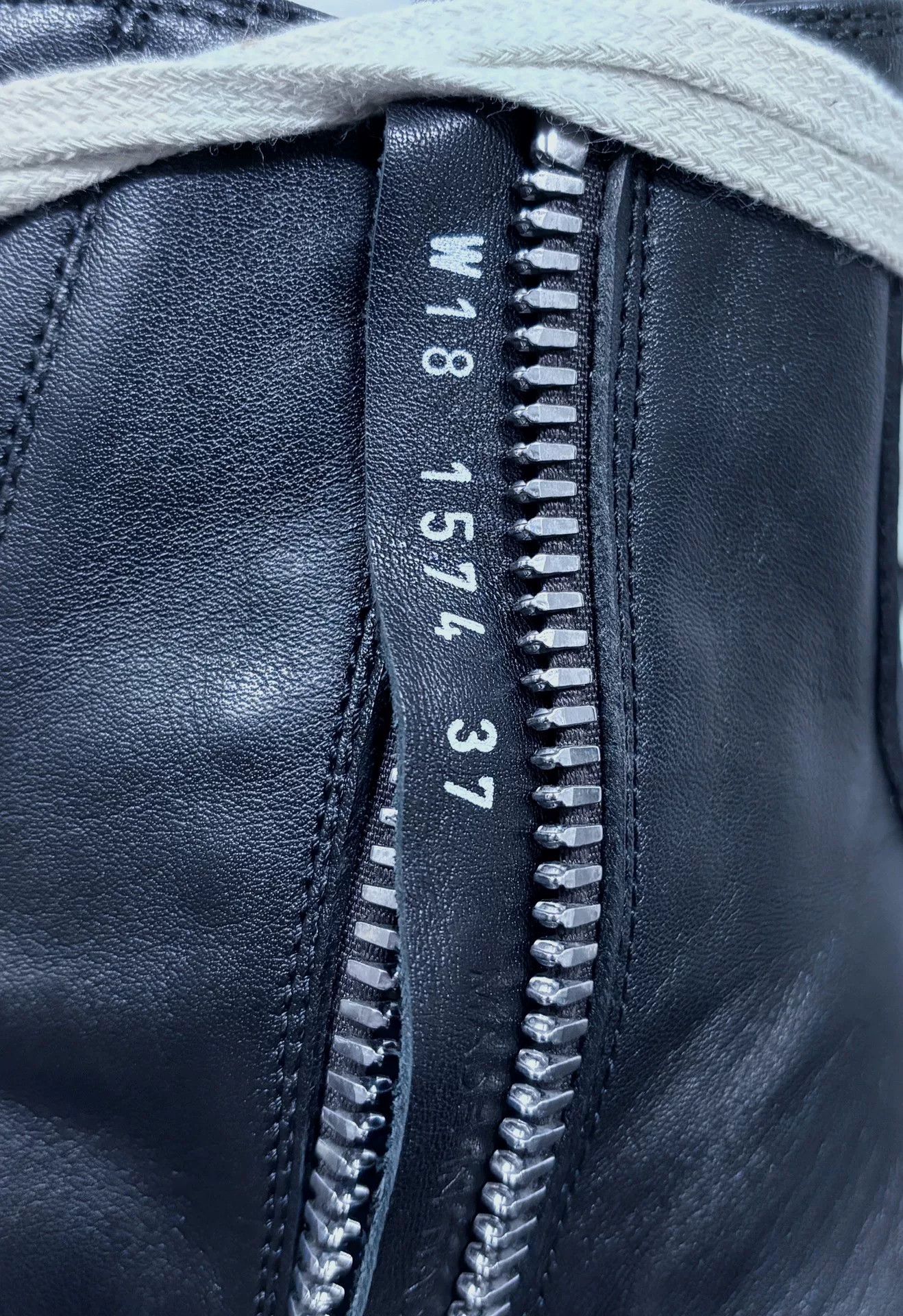 Rick Owens Rick Owens Leather Hitop Sneakers 5 Men Size US 5 / EU 37 - 9 Thumbnail