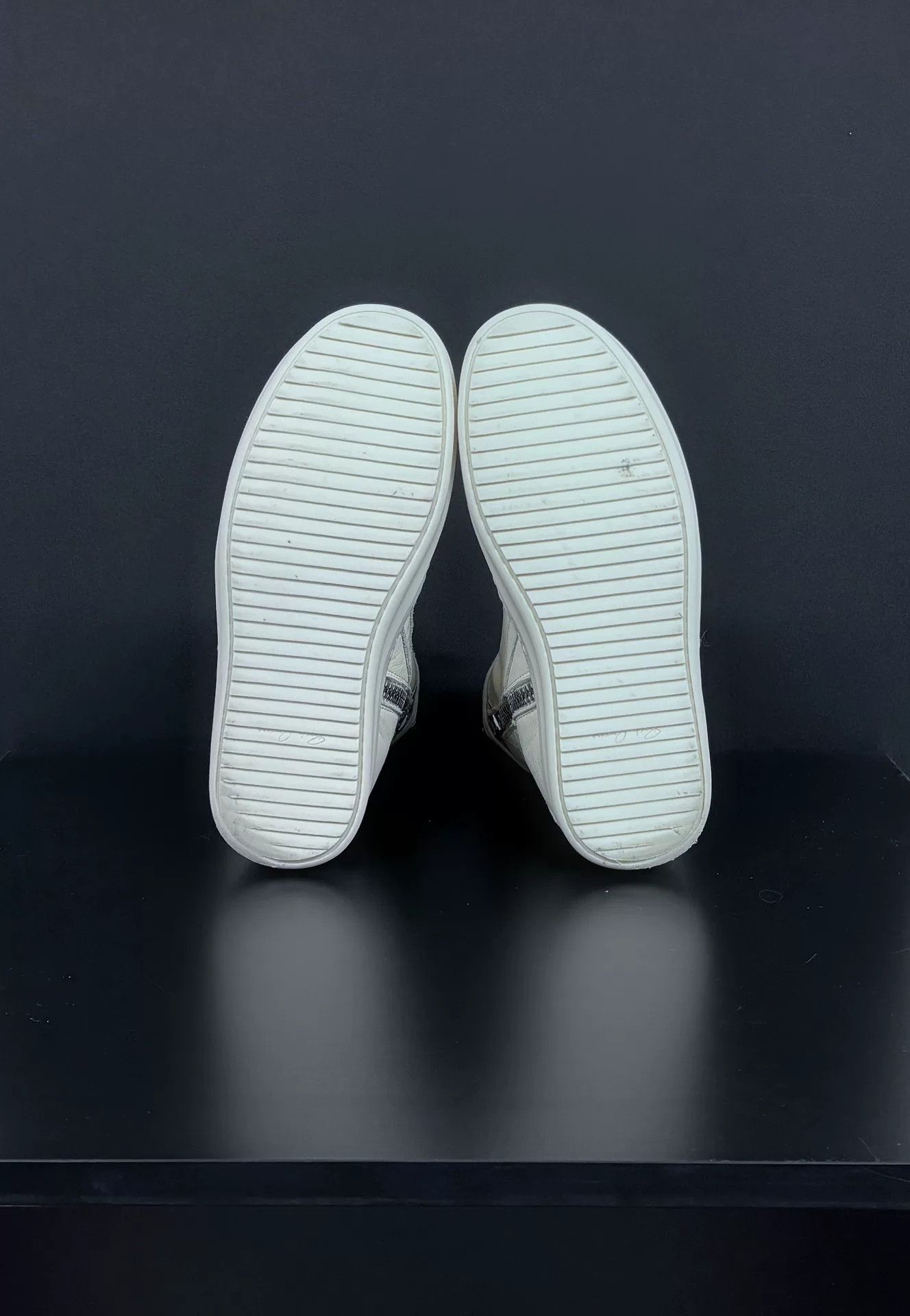 Rick Owens Rick Owens White Hitop Sneakers us_6-5 Women Size US 6.5 / IT 36.5 - 7 Thumbnail