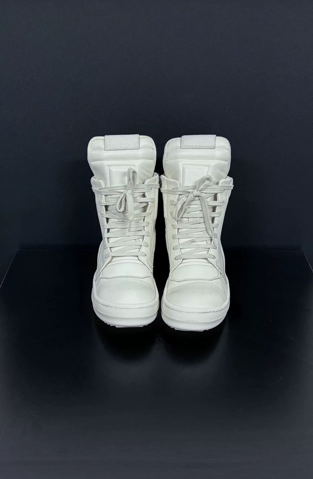 Rick Owens Rick Owens White Hitop Sneakers us_6-5 Women Size US 6.5 / IT 36.5 - 2 Thumbnail