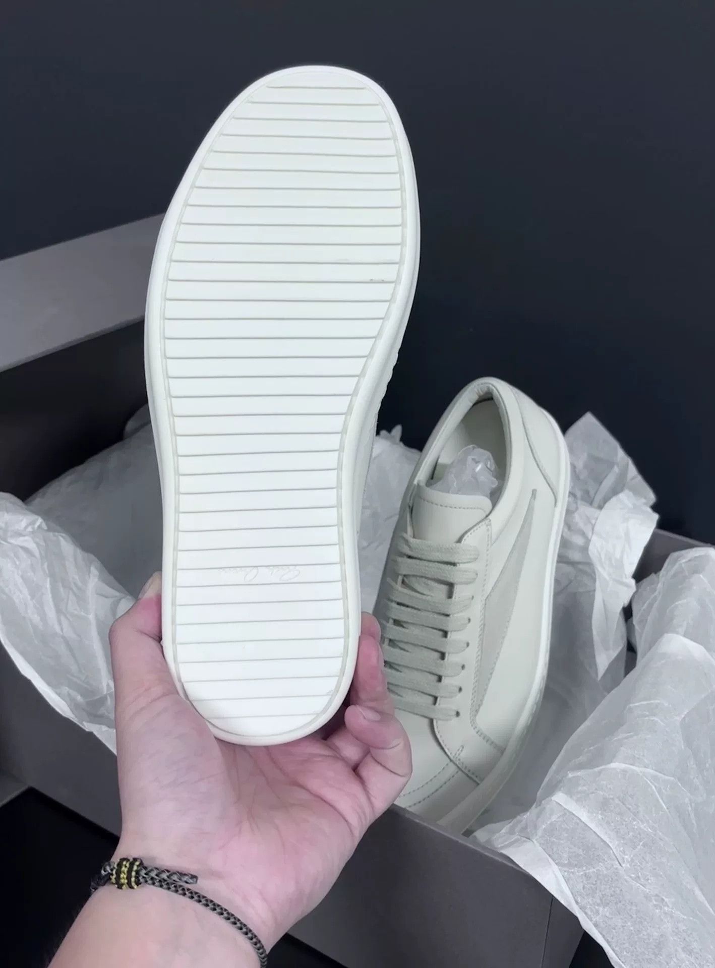 Rick Owens Rick Owens White Lowtop Sneakers 7.5 Men Size US 7.5 / EU 40-41 - 6 Thumbnail