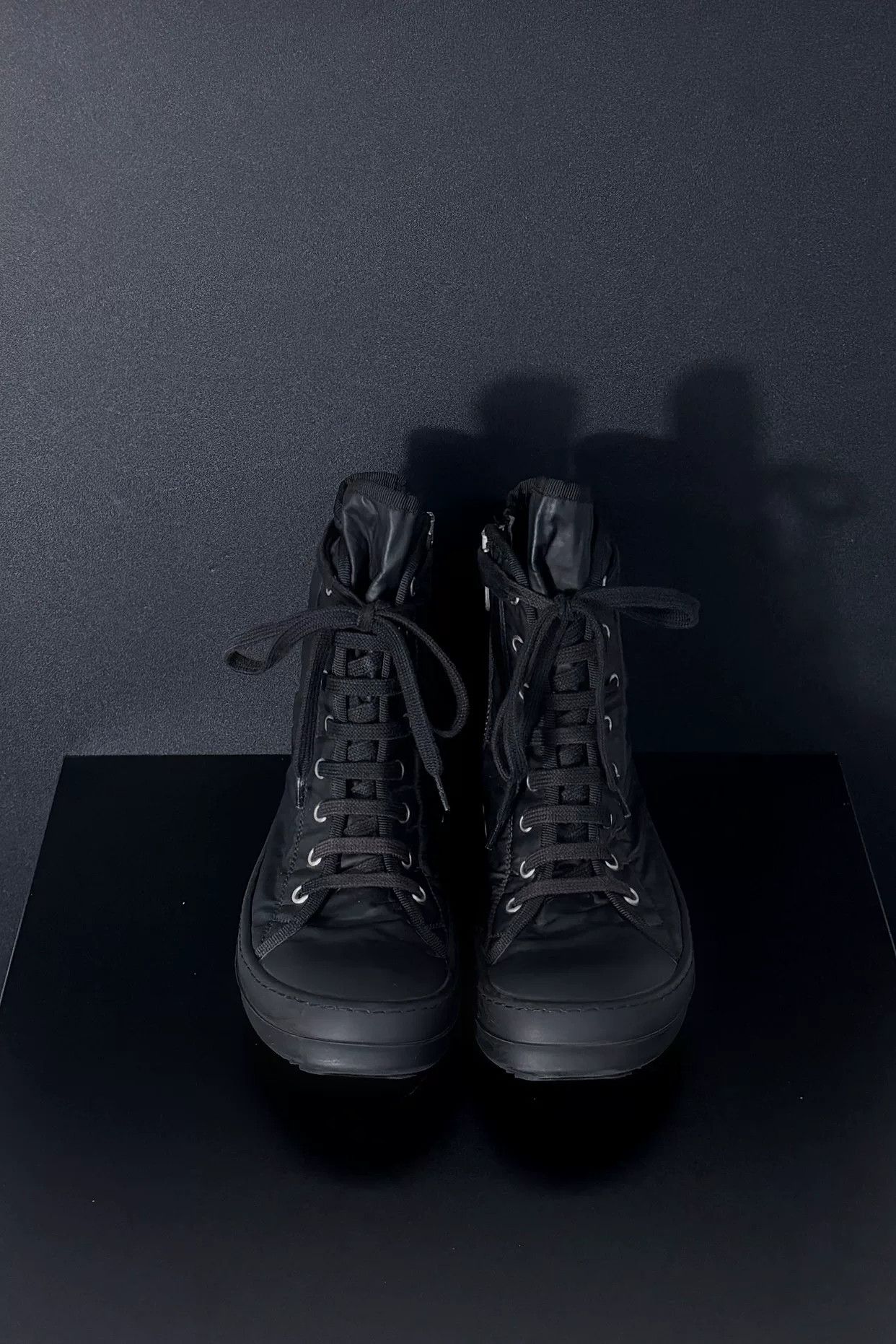 Rick Owens Rick Owens Black Hitop Sneakers us_6-5 Women Size US 6.5 / IT 36.5 - 2 Thumbnail