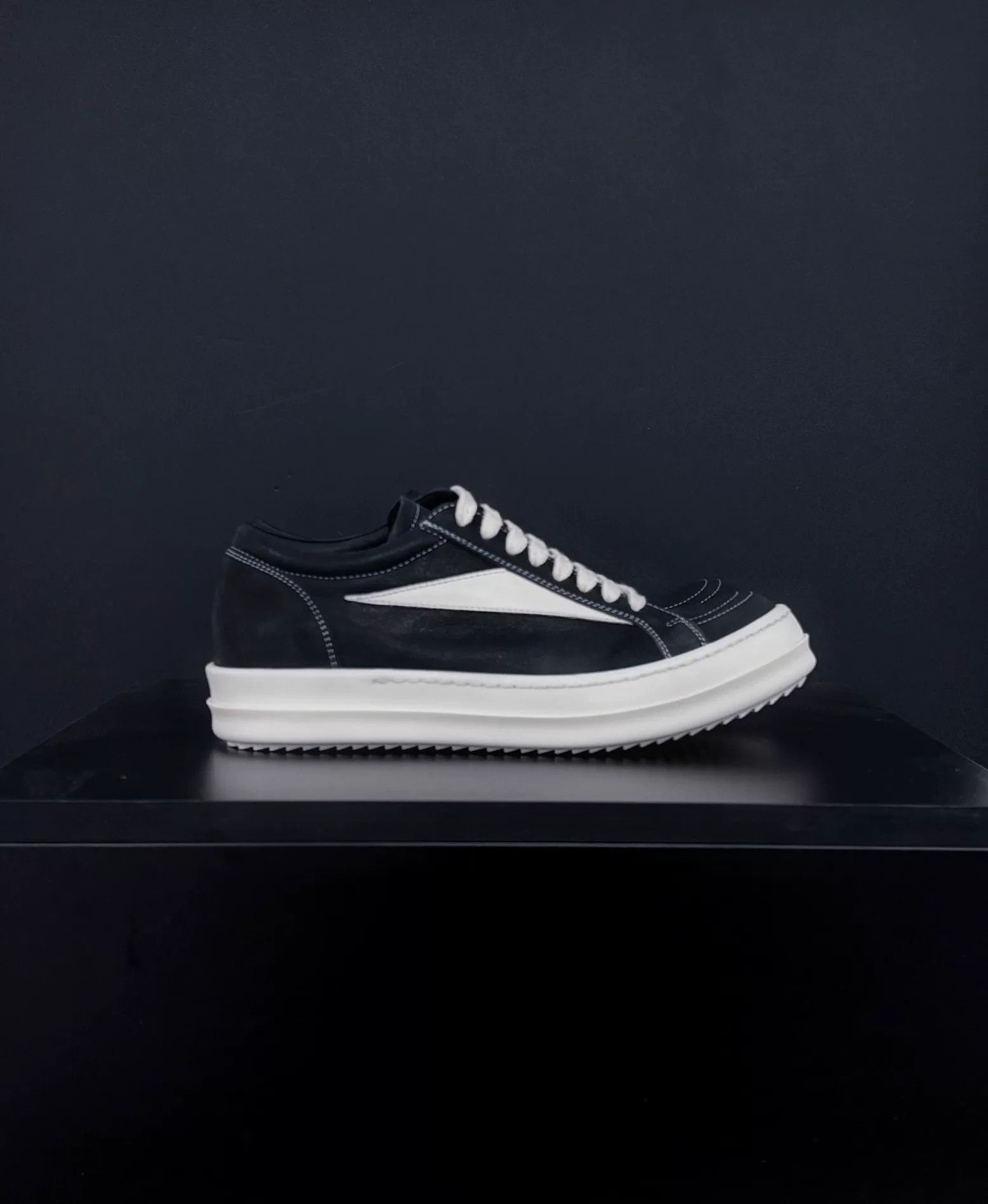 Rick Owens Rick Owens Leather Lowtop Sneakers 6.5 Men Size US 6.5 / EU 39-40 - 3 Thumbnail