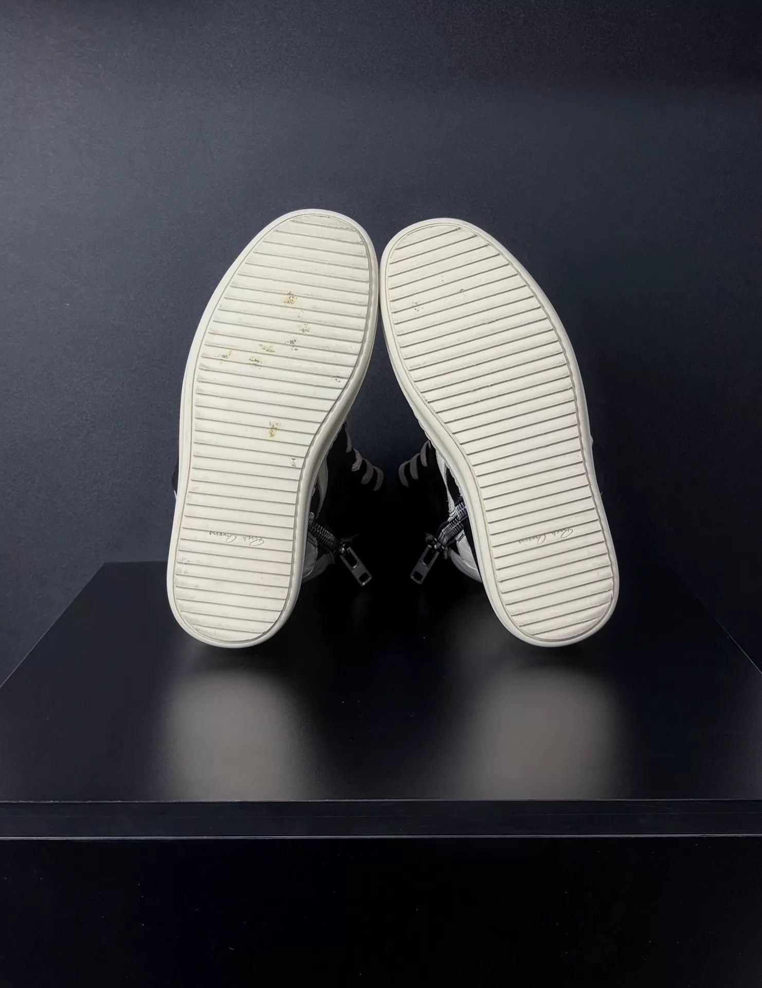 Rick Owens Rick Owens Leather Hitop Sneakers us_6 Women Size US 6 / IT 36 - 8 Thumbnail