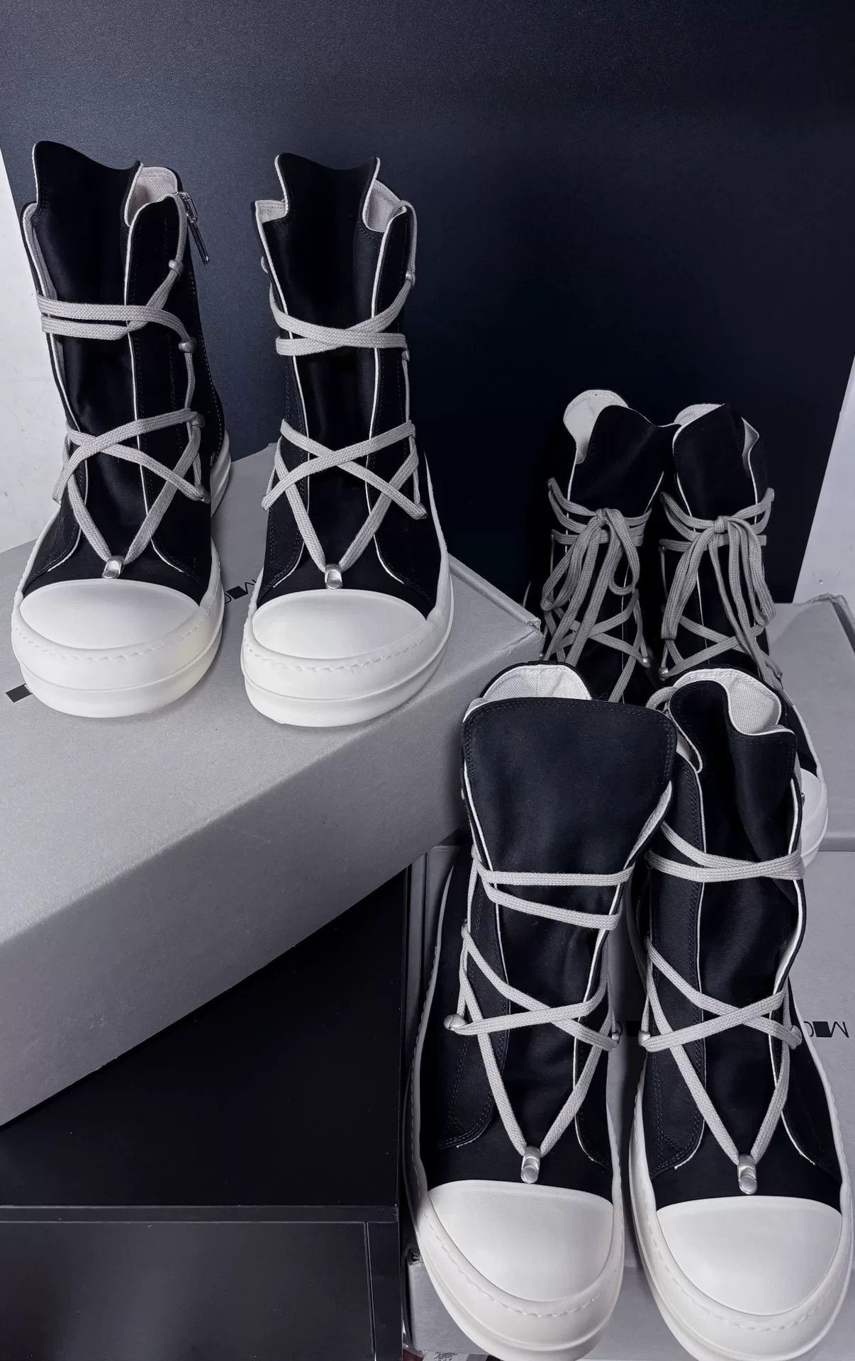 Rick Owens Rick Owens Hitop Sneakers 8.5 Men Size US 8.5 / EU 41-42 - 2 Thumbnail