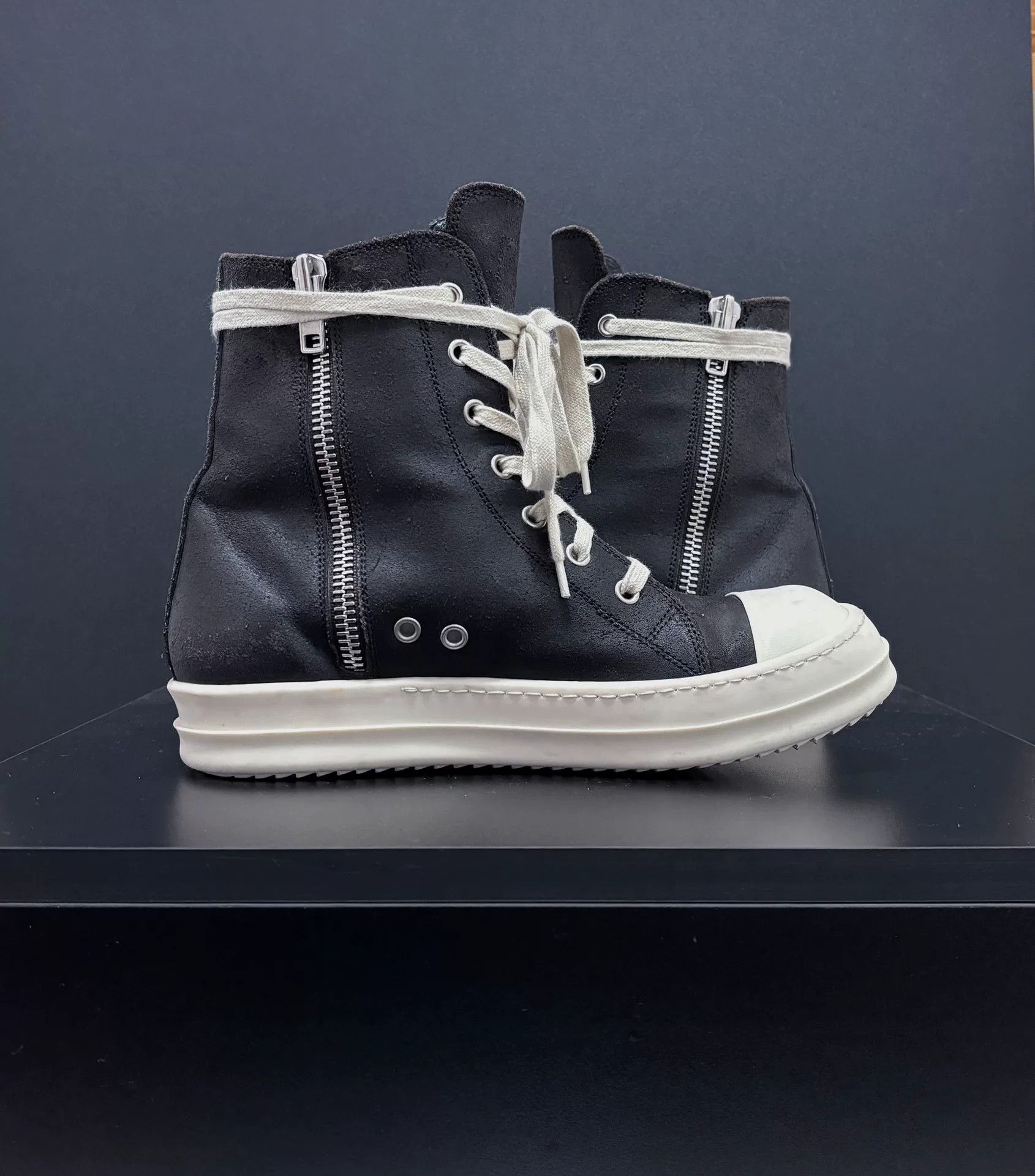 Rick Owens Rick Owens Suede Hitop Sneakers us_7-5 Women Size US 7.5 / IT 37.5 - 5 Thumbnail