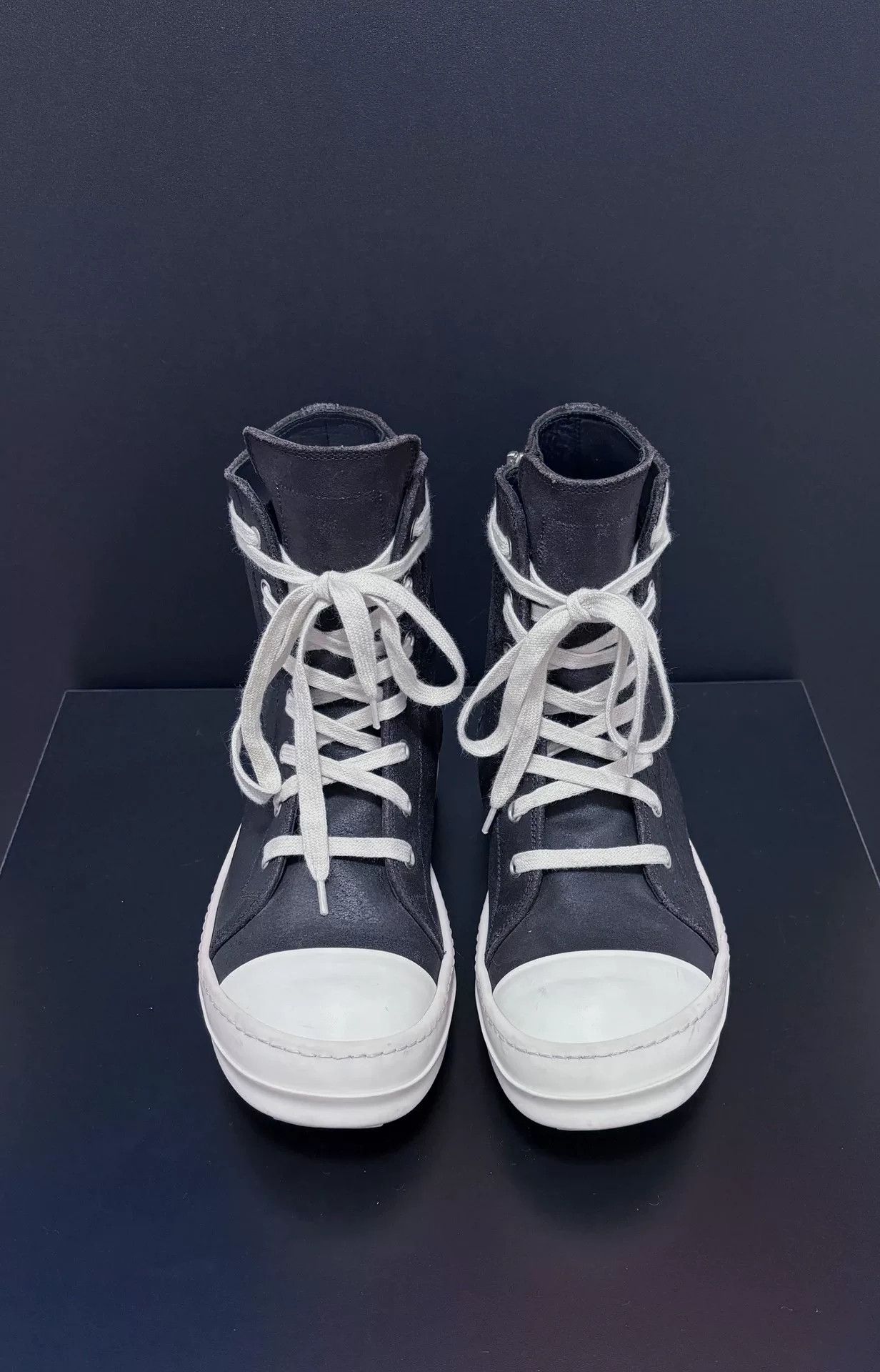 Rick Owens Rick Owens Suede Hitop Sneakers us_7-5 Women Size US 7.5 / IT 37.5 - 2 Thumbnail