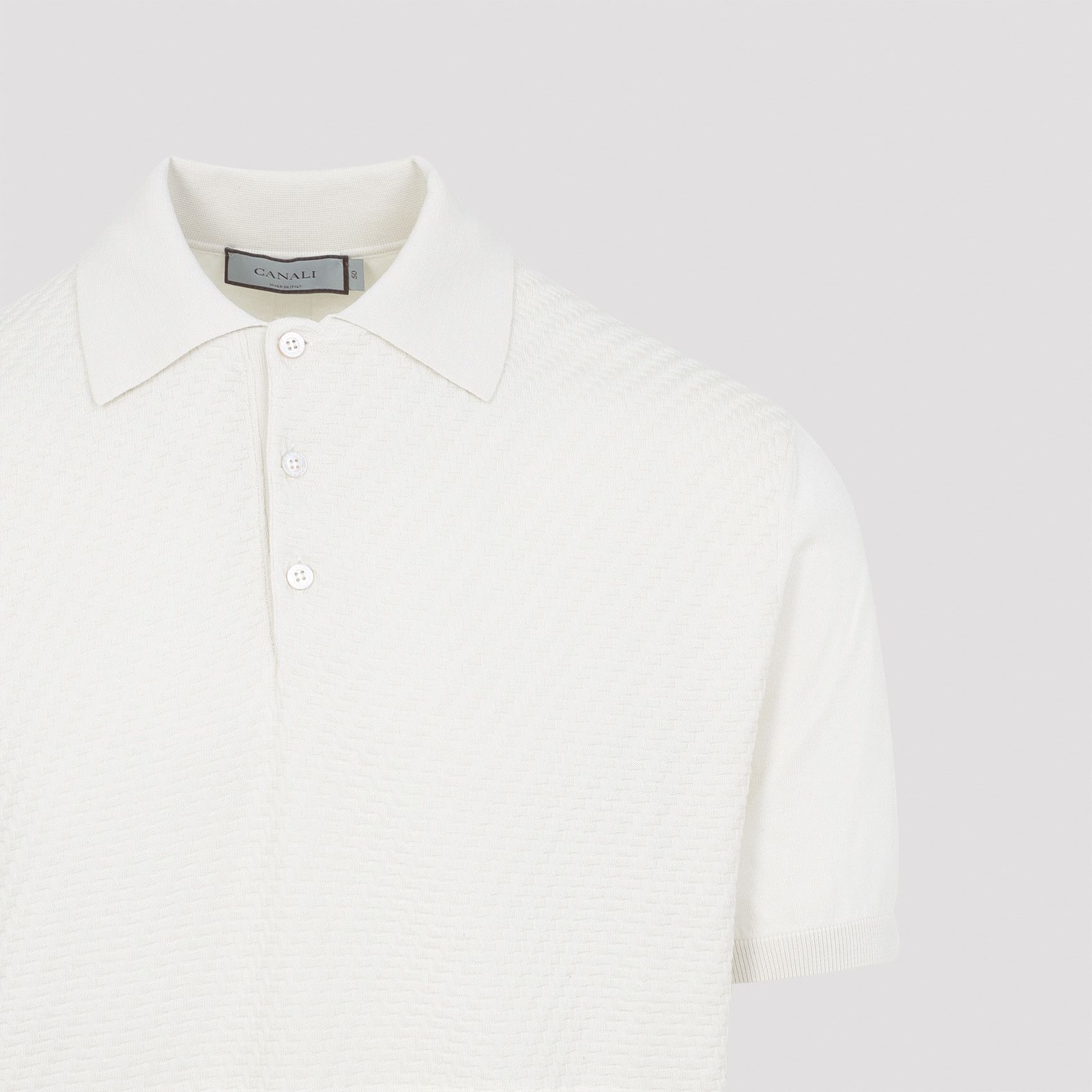 Canali Canali Cotton Polo Size US M / EU 48-50 / 2 - 3 Thumbnail