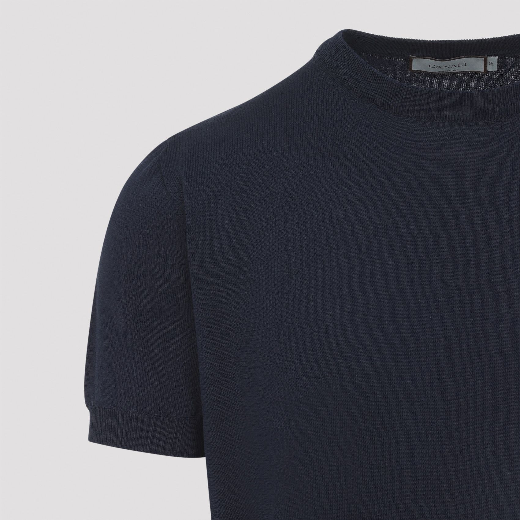 Canali Canali Cotton T-shirt Size US L / EU 52-54 / 3 - 3 Thumbnail