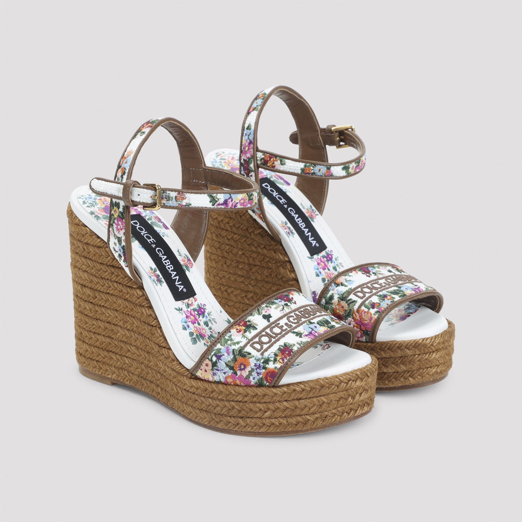 Dolce & Gabbana Dolce & Gabbana Wedge Sandals Size US 7 / IT 37 - 3 Thumbnail