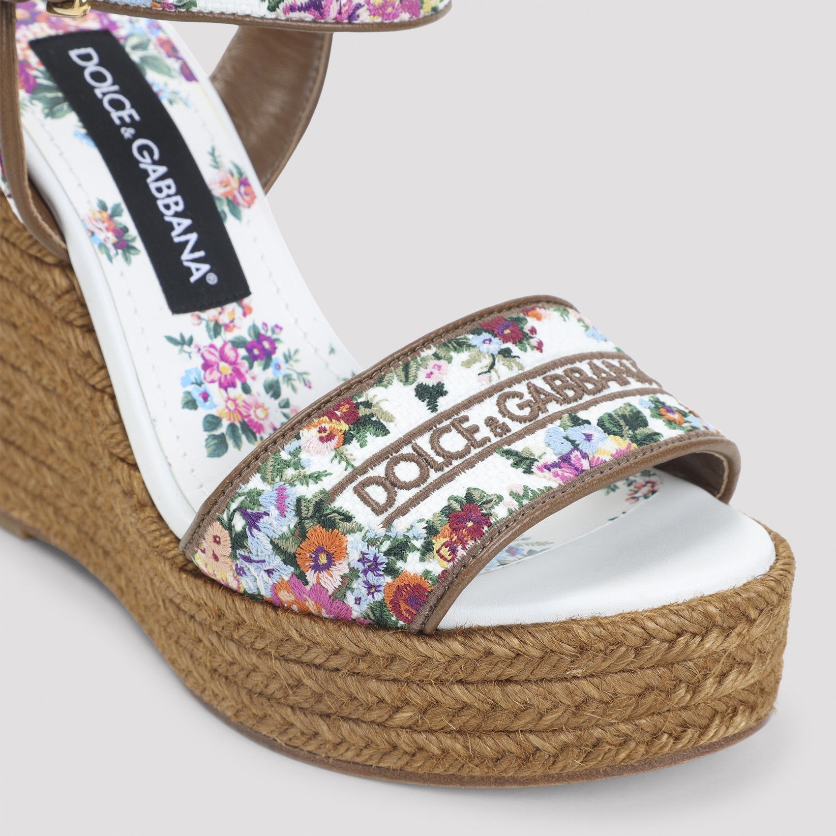 Dolce & Gabbana Dolce & Gabbana Wedge Sandals Size US 10 / IT 40 - 4 Thumbnail