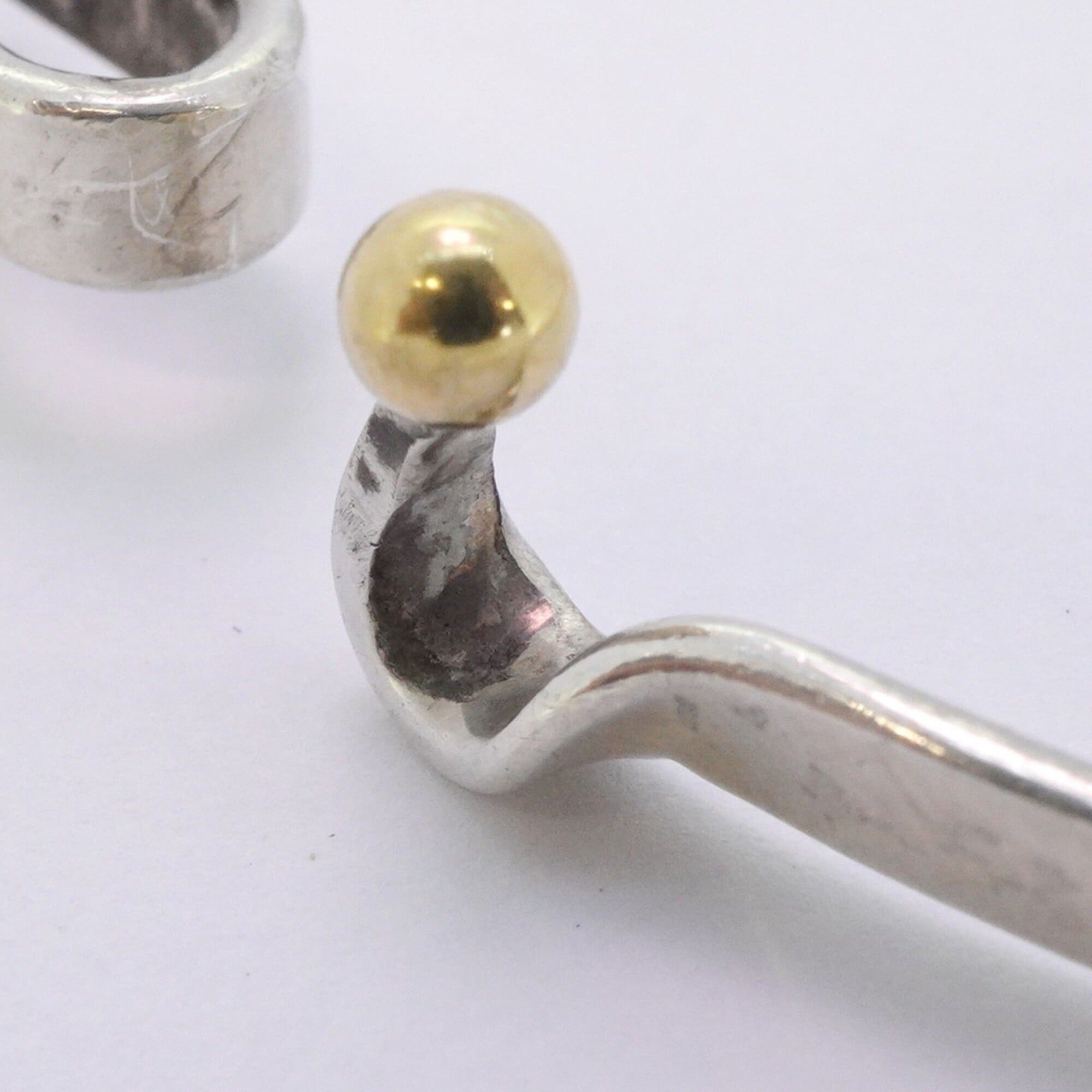 Tiffany & Co. Hook Eye Silver Gold 18K Yellow Tiffany & Co. Hook Eye Ring, 18K Yellow Gold, Women\ main image 3