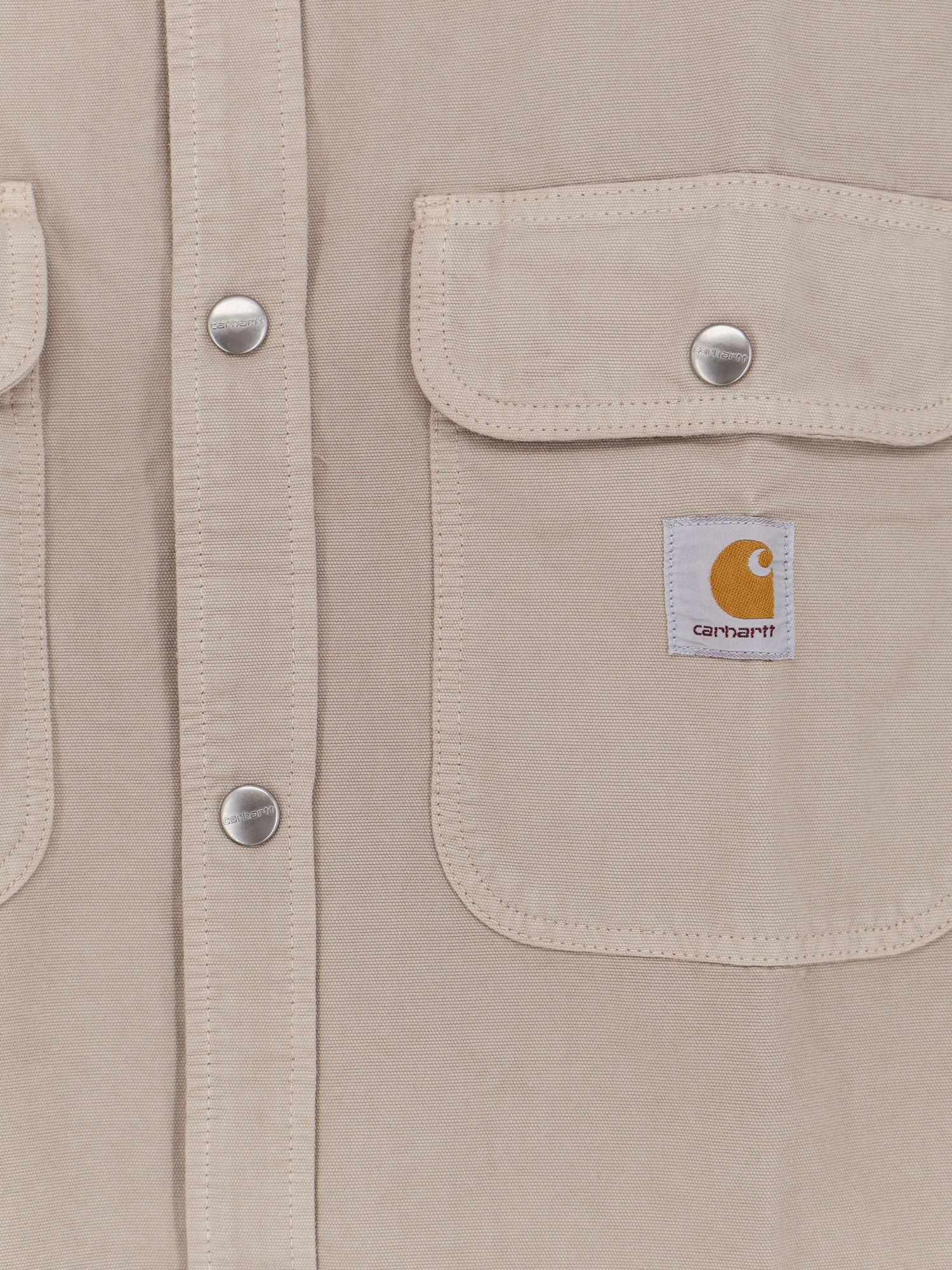 Carhartt Wip Carhartt Wip Prescott canvas jacket with front logo patch Tag Size L Men - USA Tariffs Included Size US L / EU 52-54 / 3 - 3 Thumbnail