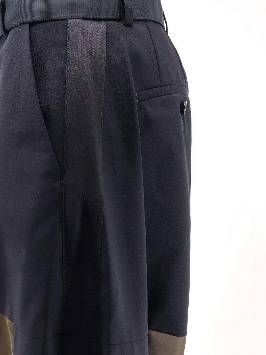 Sacai Sacai Wool blend trousers with nylon inserts Tag Size 1 Women - USA Tariffs Included Size 27" / US 4 / IT 40 - 3 Thumbnail