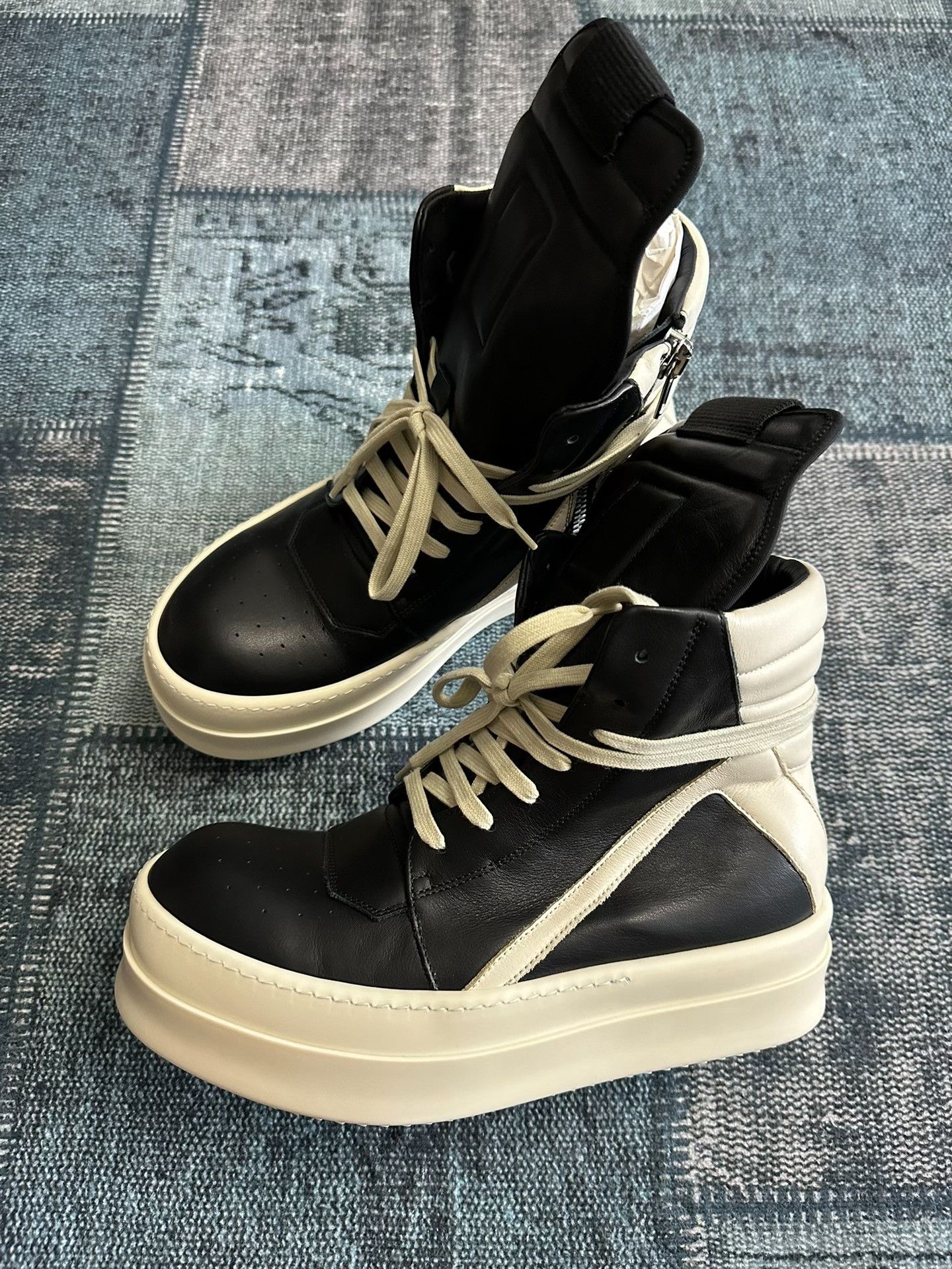 Rick Owens Rick Owens Pink Hitop Sneakers 42 Men Size US 9 / EU 42 - 3 Thumbnail