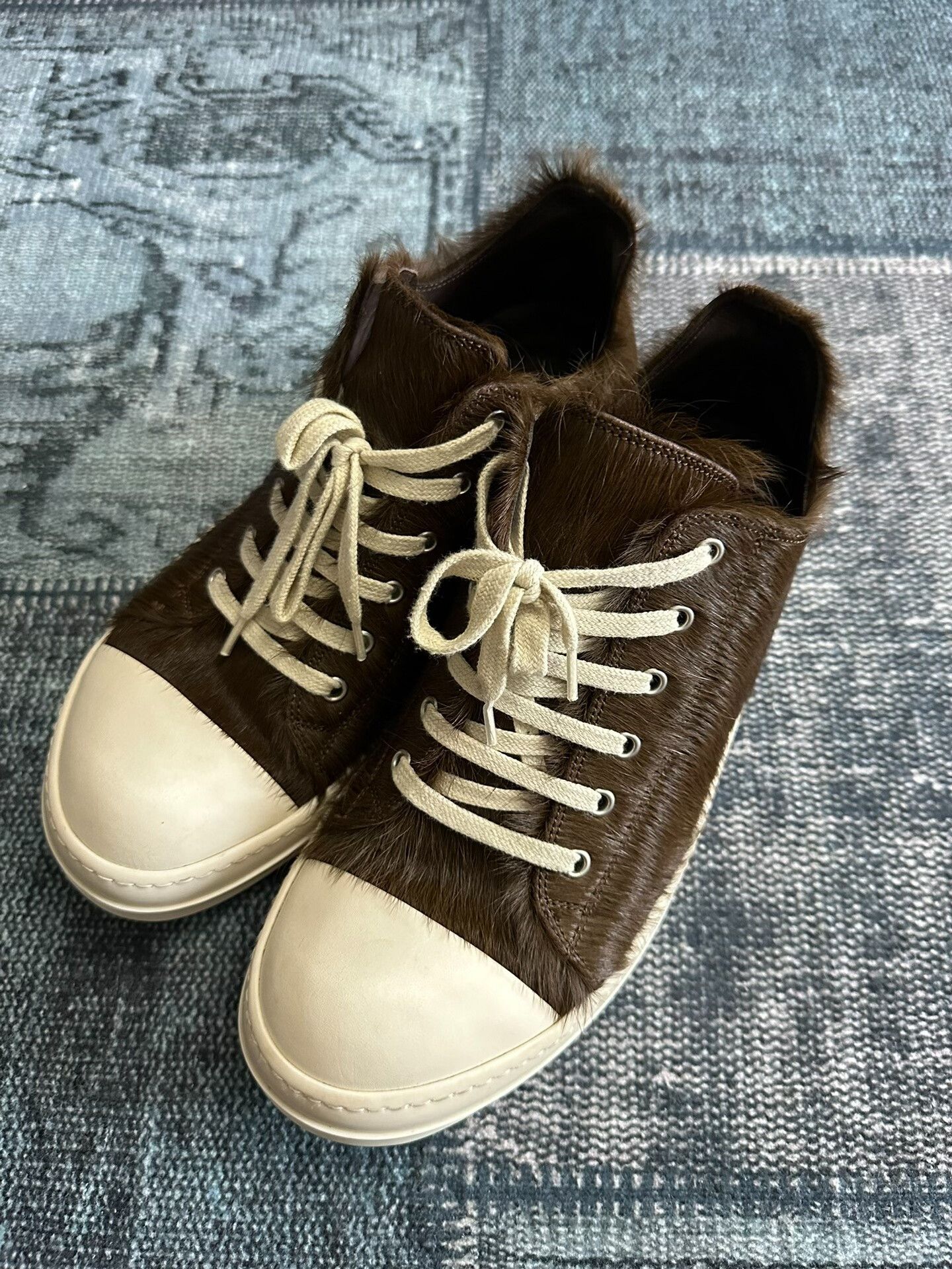 Rick Owens Rick Owens Brown Lowtop Sneakers 42 Men Size US 9 / EU 42 - 3 Thumbnail